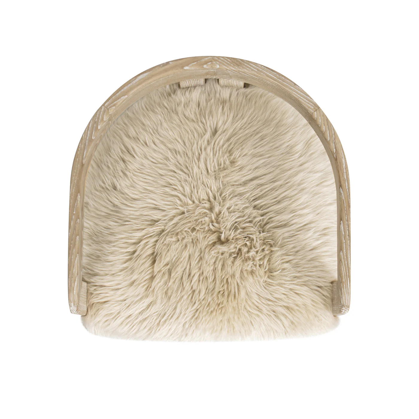 Millwick 21' Low Back Genuine Fur Dining Chair - Image 5