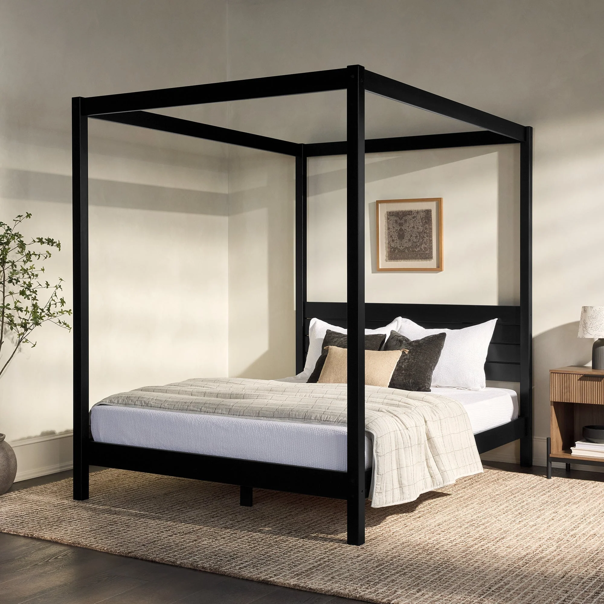 Isla Solid Wood Canopy Bedframe Collection - Image 11