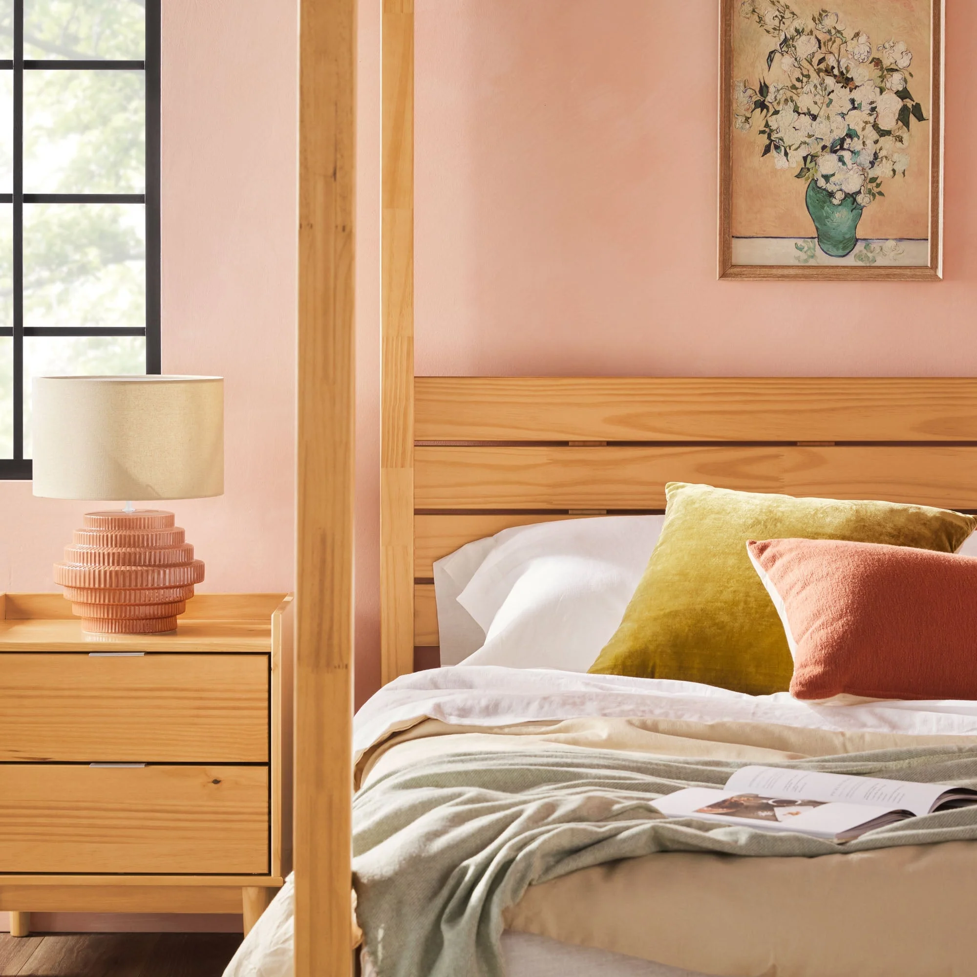 Isla Solid Wood Canopy Bedframe Collection - Image 17