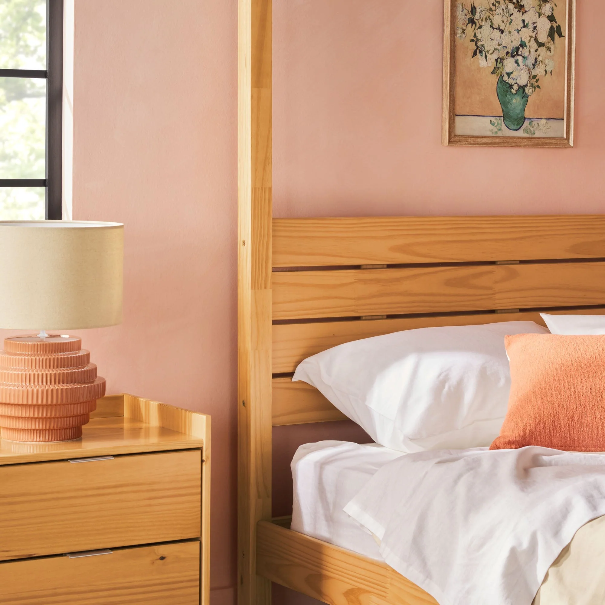 Isla Solid Wood Canopy Bedframe Collection - Image 18