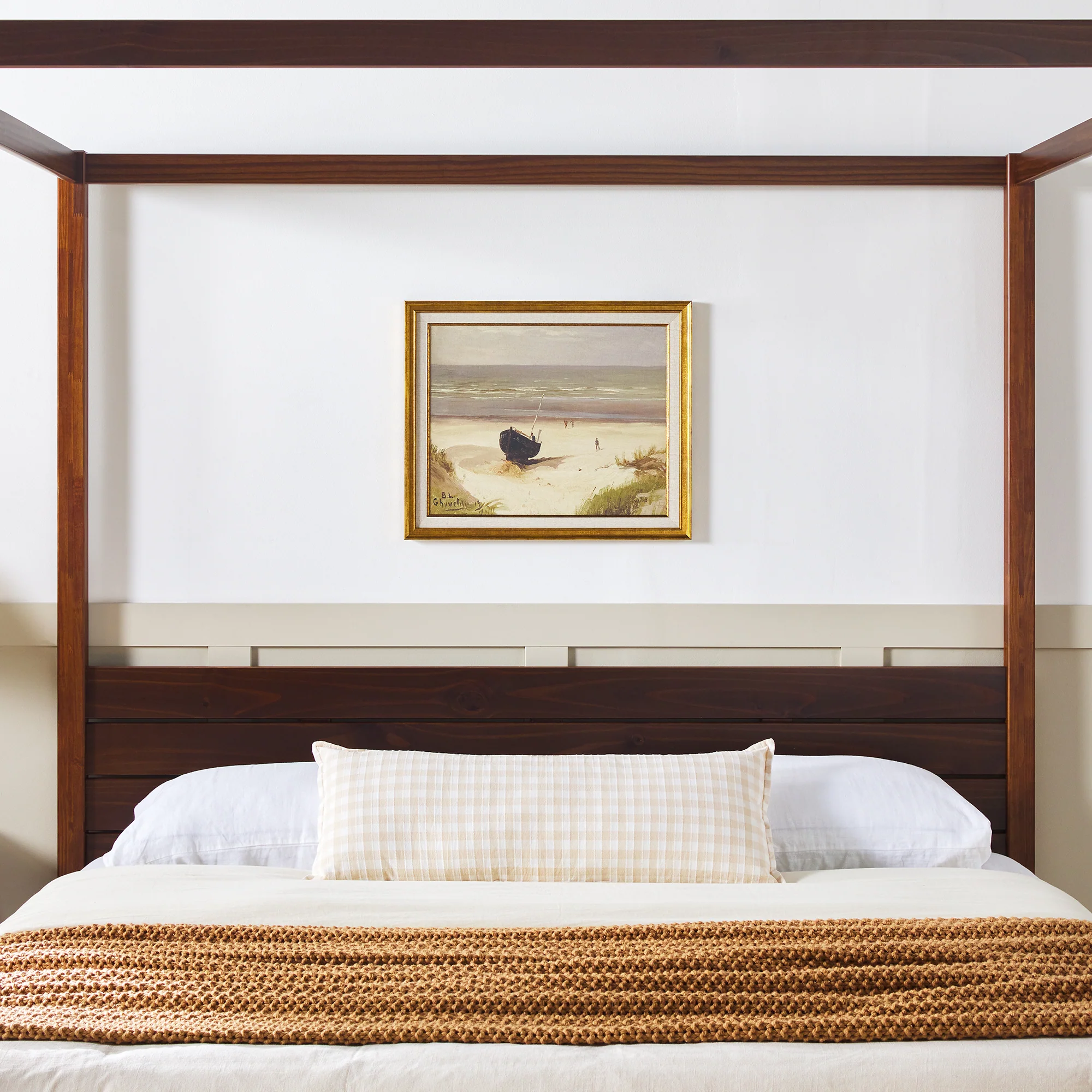 Isla Solid Wood Canopy Bedframe Collection - Image 23