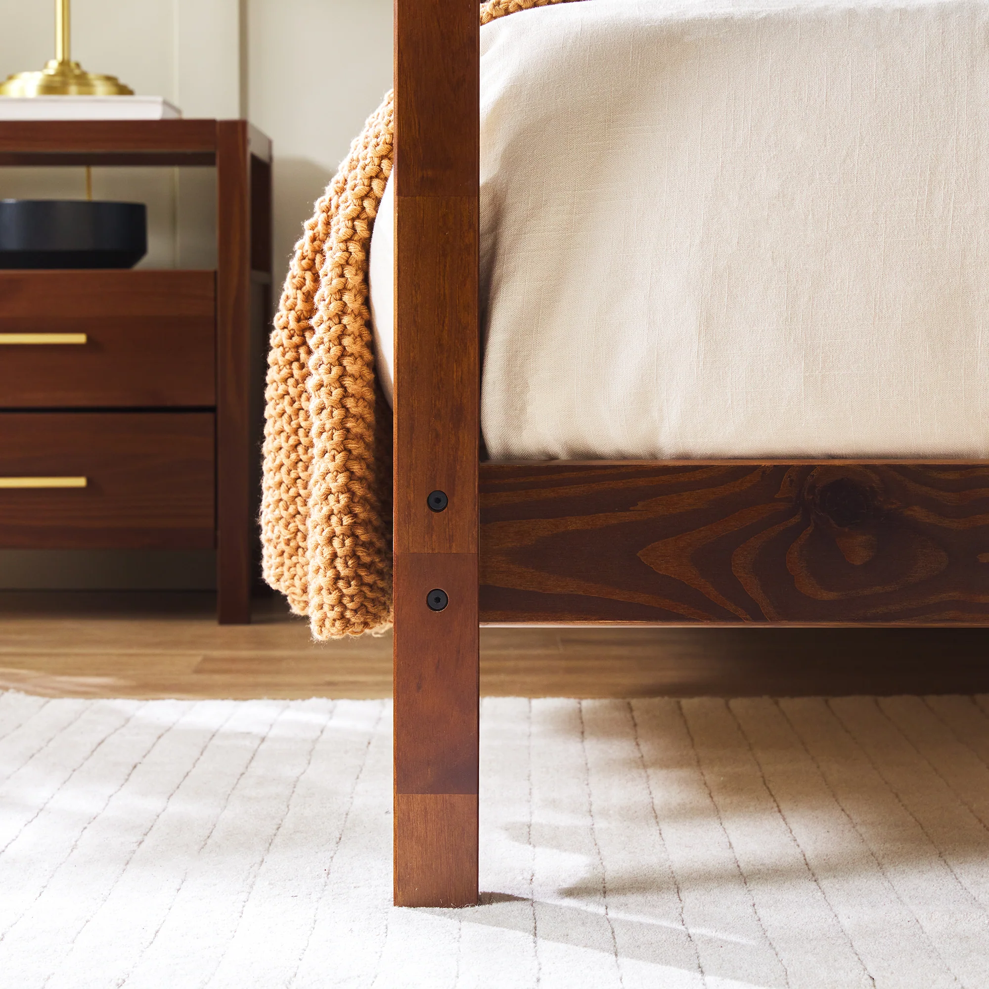 Isla Solid Wood Canopy Bedframe Collection - Image 24