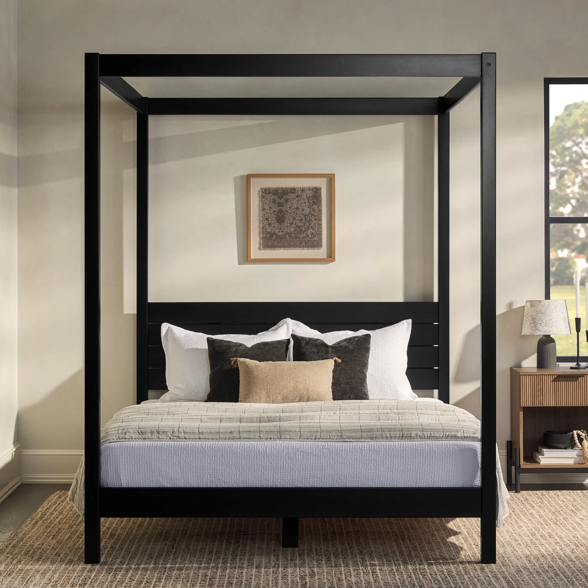Isla Solid Wood Canopy Bedframe Collection - Image 4