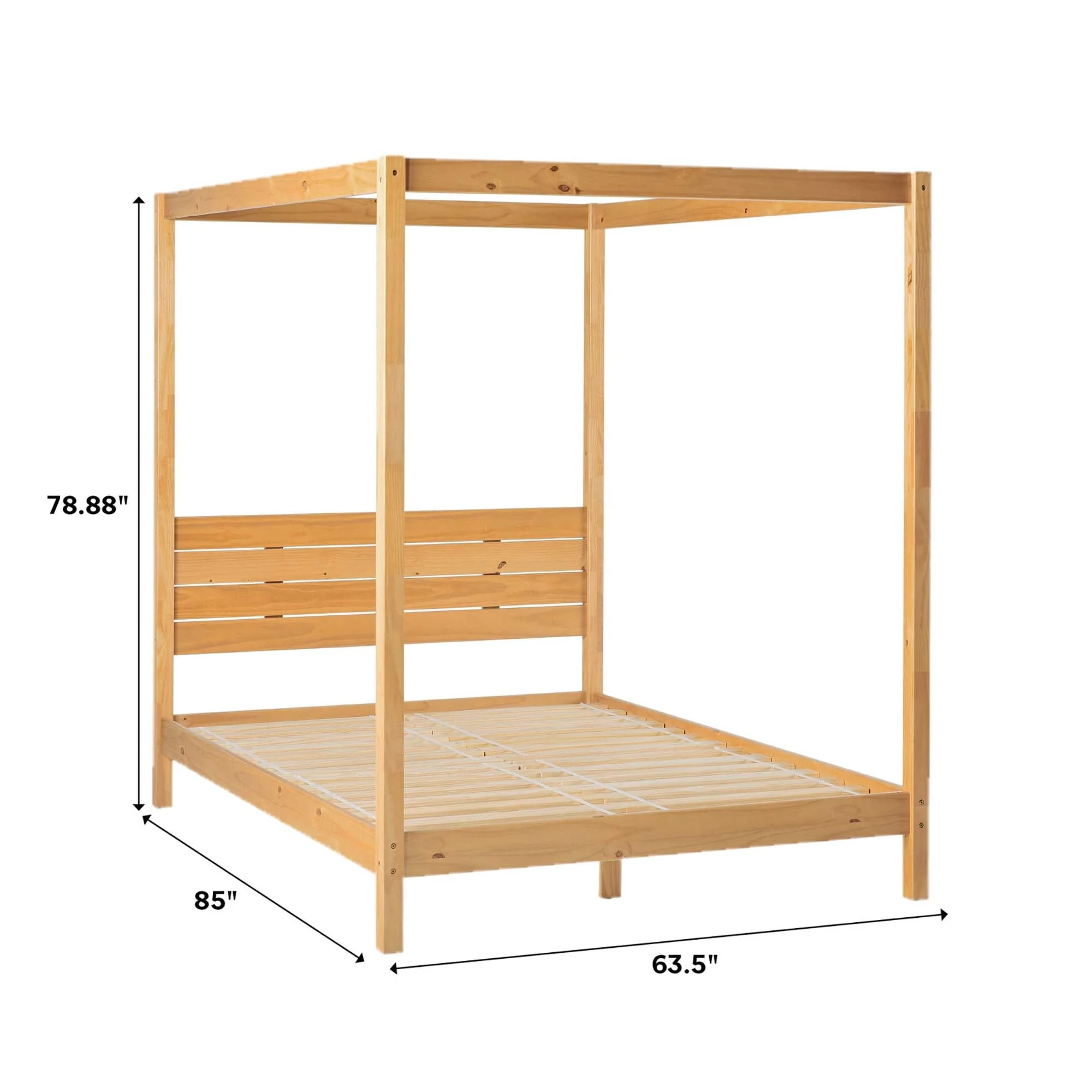 Isla Solid Wood Canopy Bedframe Collection - Image 8