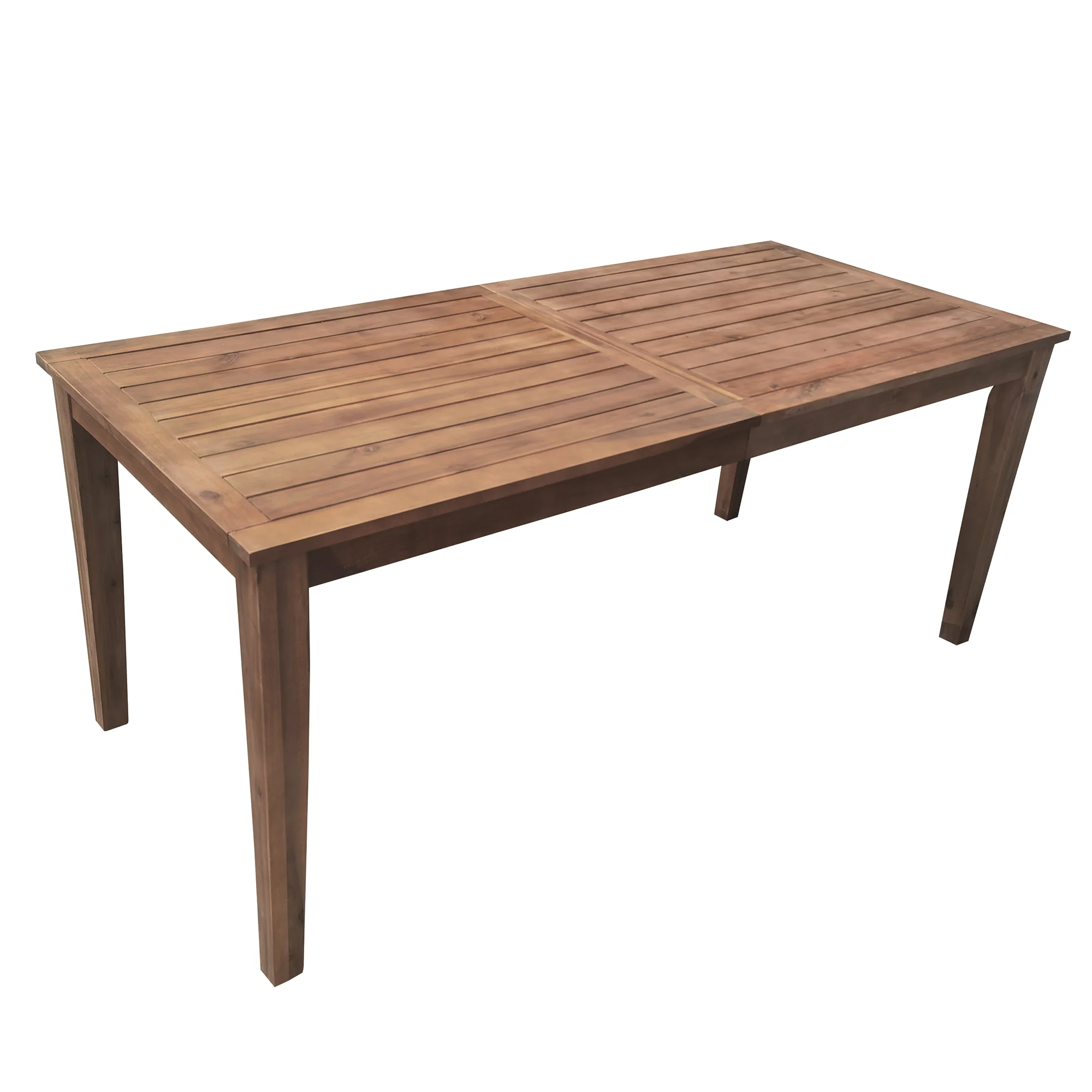 Modern 7 Pieces Acacia Wood Outdoor Full Dining Set with Chair Cushions - Image 17
