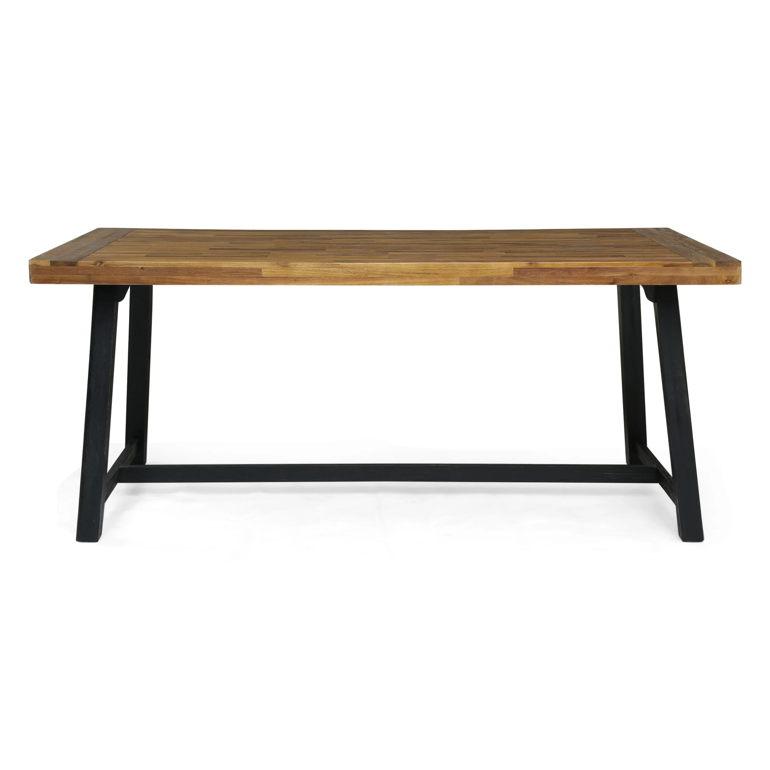 Walker Edison | Modern 7 Pieces Outdoor Patio Dining Set - Image 17