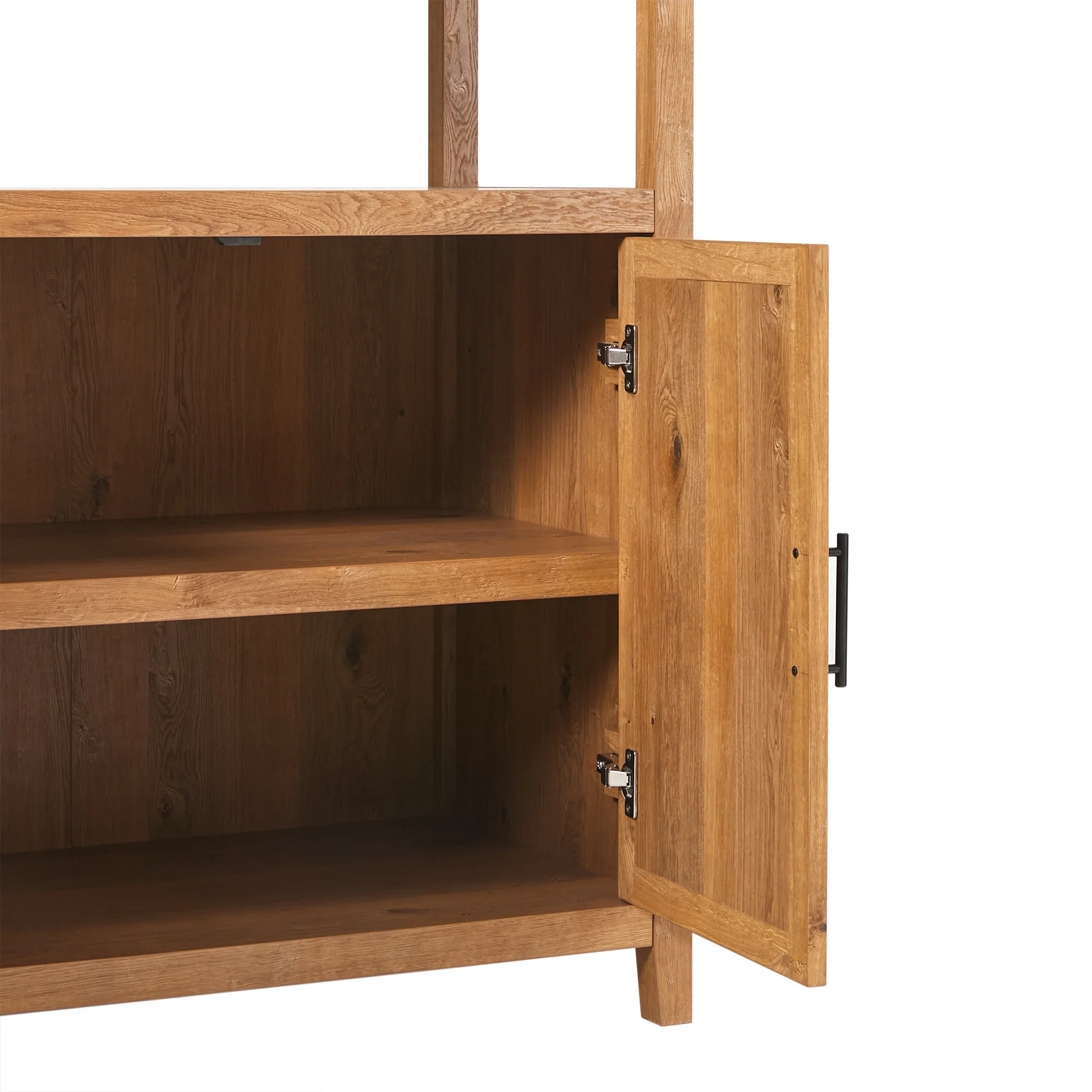 Sasha Modern Arched Bookshelf Cabinet with Reeded Doors - Image 28