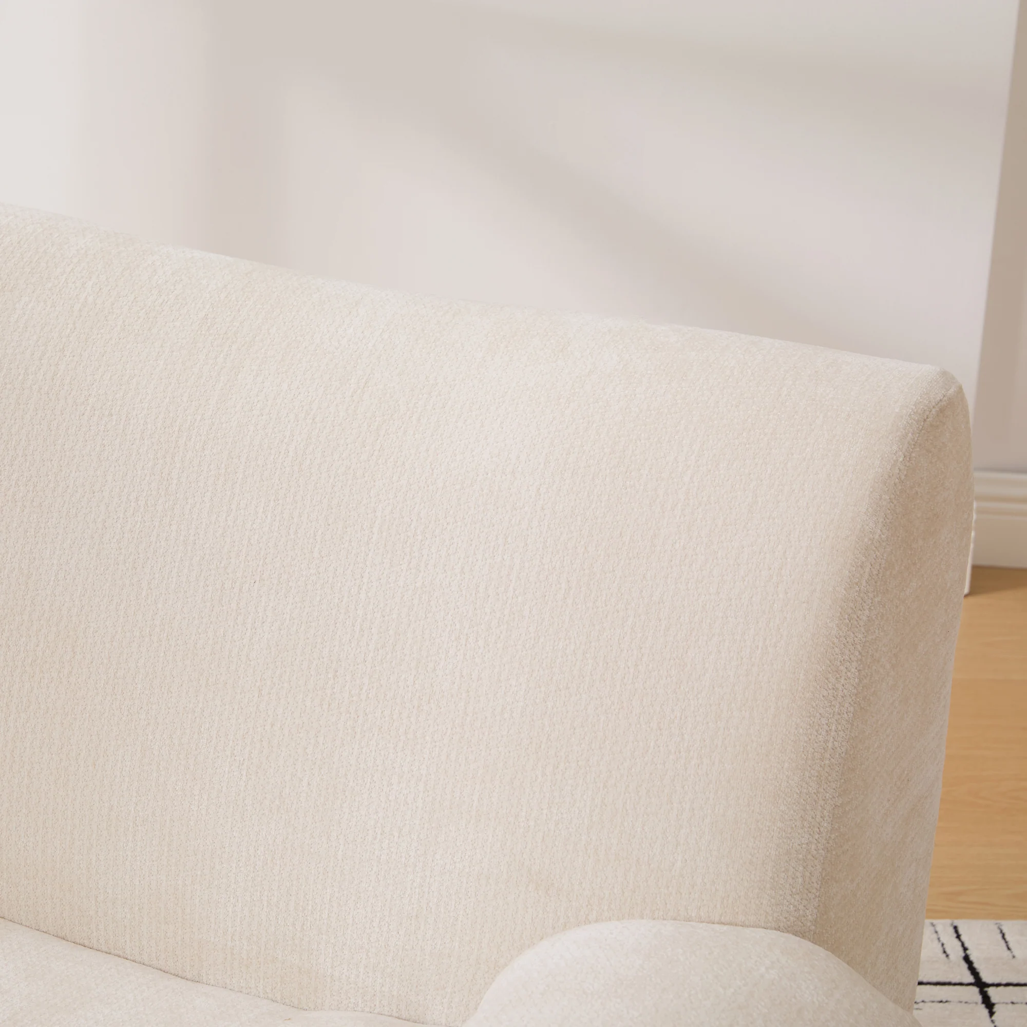 Modern Chenille Armchair Cloud Lounge Accent Chair with Deep Seats - Image 10