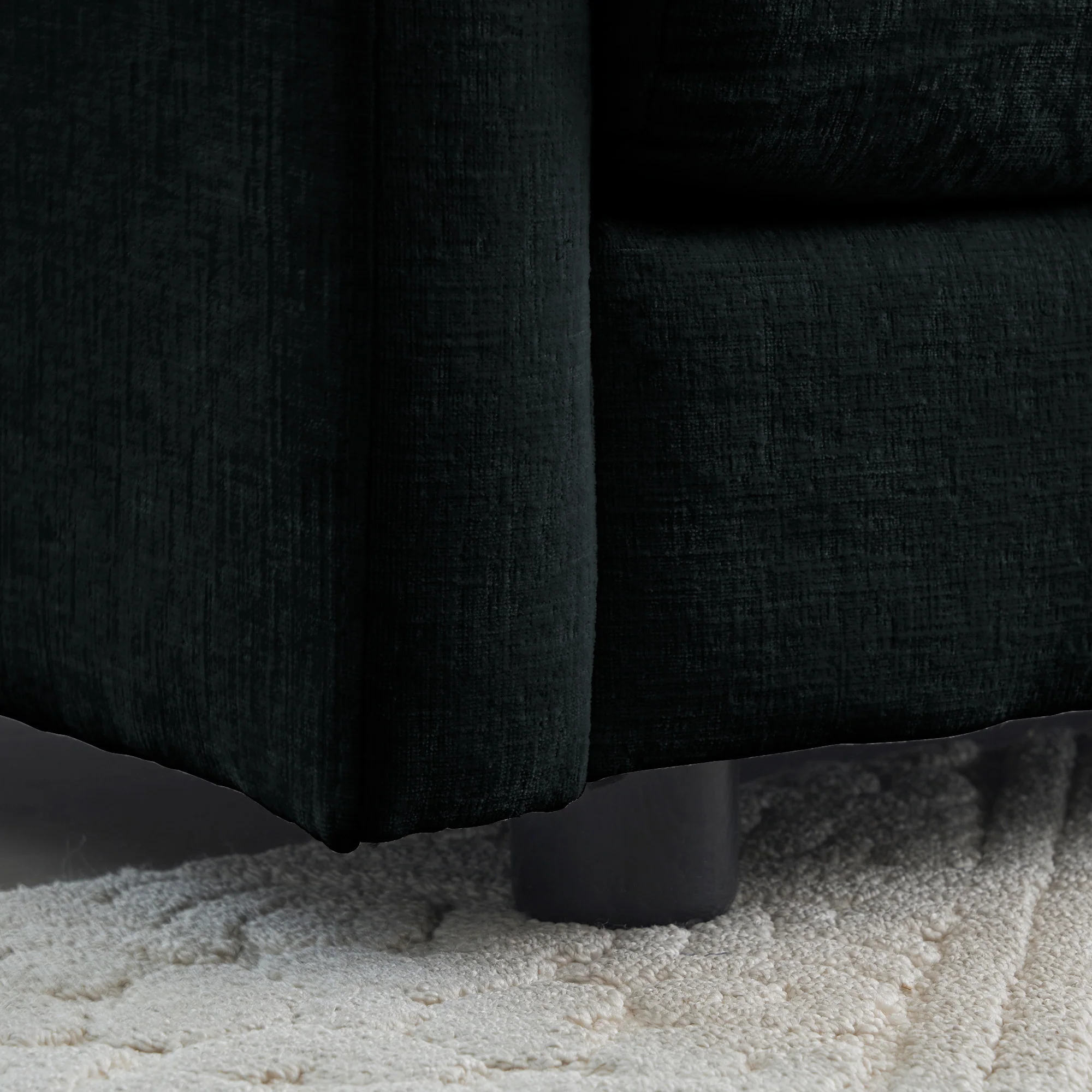 Walker Edison | Modern Cloud Accent Chair with Ottoman - Image 11