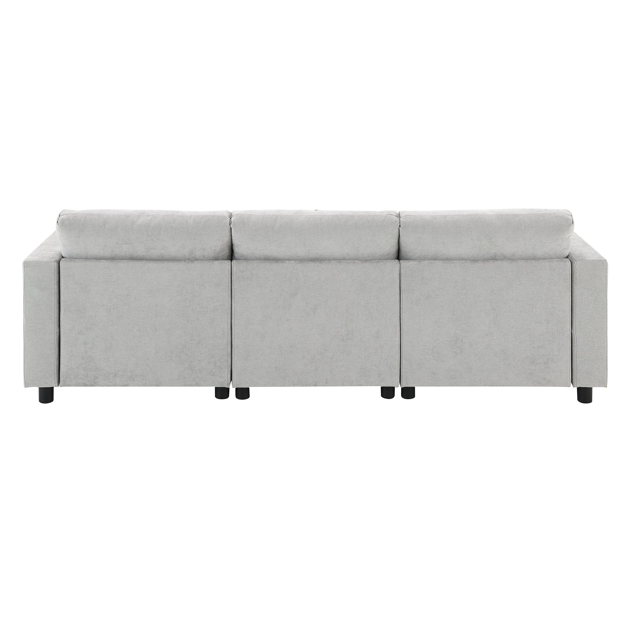 Modern Cloud Modular Sectional Sofa with Storage, Pillows and 2 Movable Ottomans - Image 15