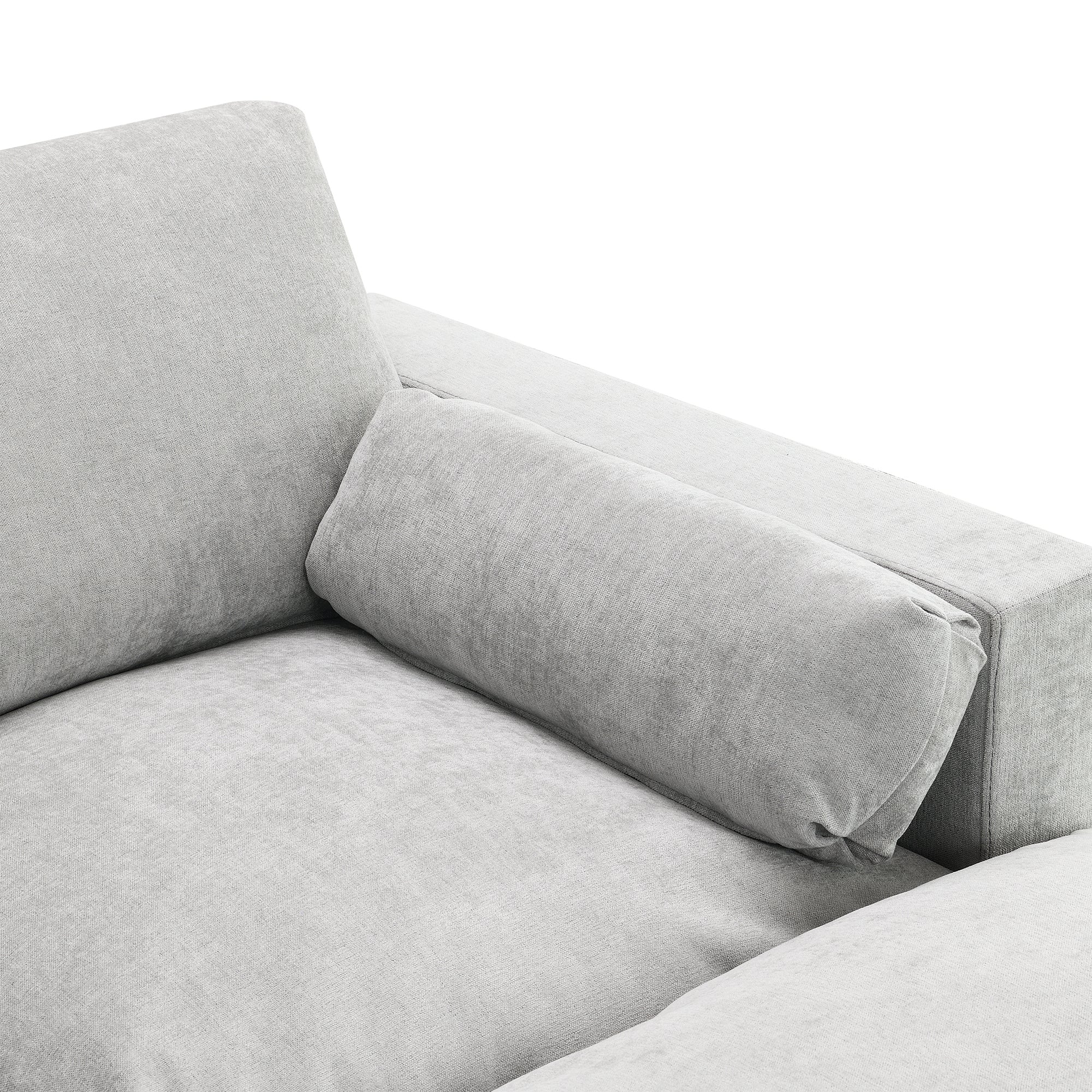 Modern Cloud Modular Sectional Sofa with Storage, Pillows and 2 Movable Ottomans - Image 18