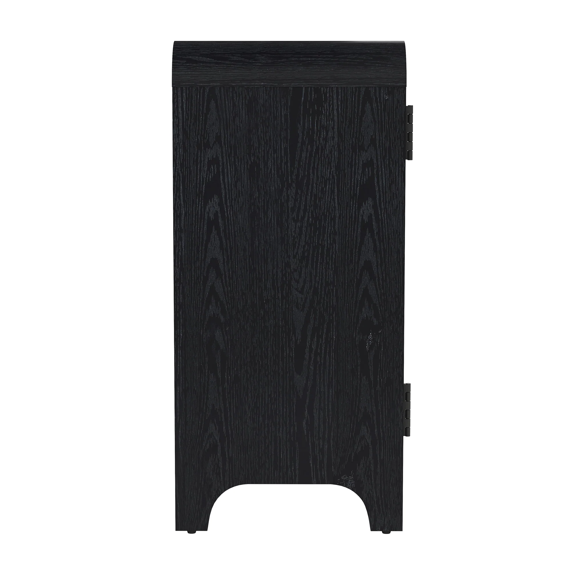Chantelle Modern Curved 32" Entryway Accent Cabinet - Image 17