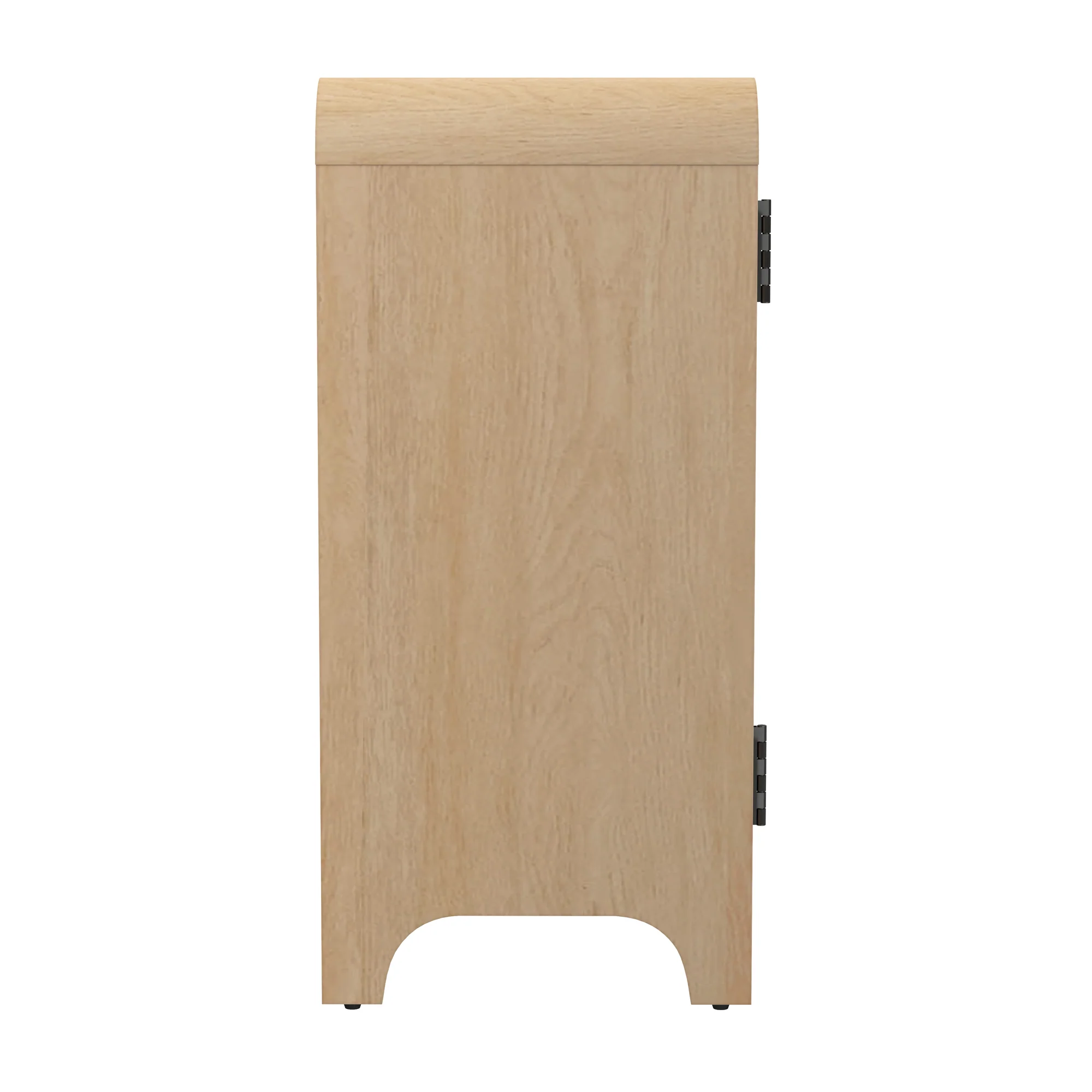Chantelle Modern Curved 32" Entryway Accent Cabinet - Image 25