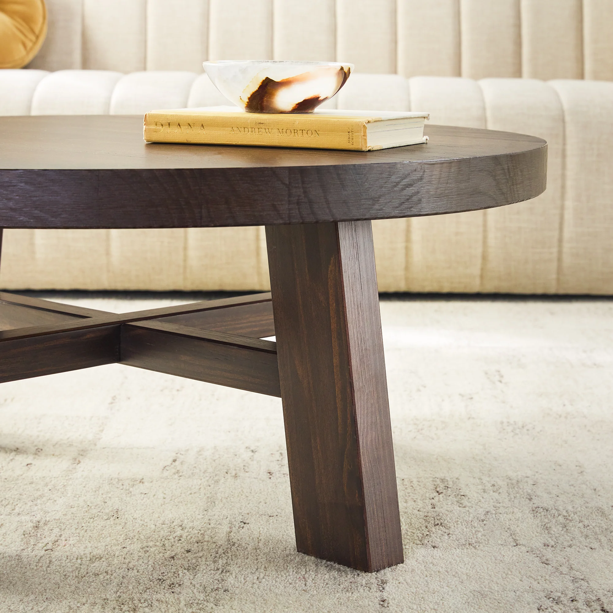Colt Modern Farmhouse Easy Assembly 36" Coffee Table - Image 4