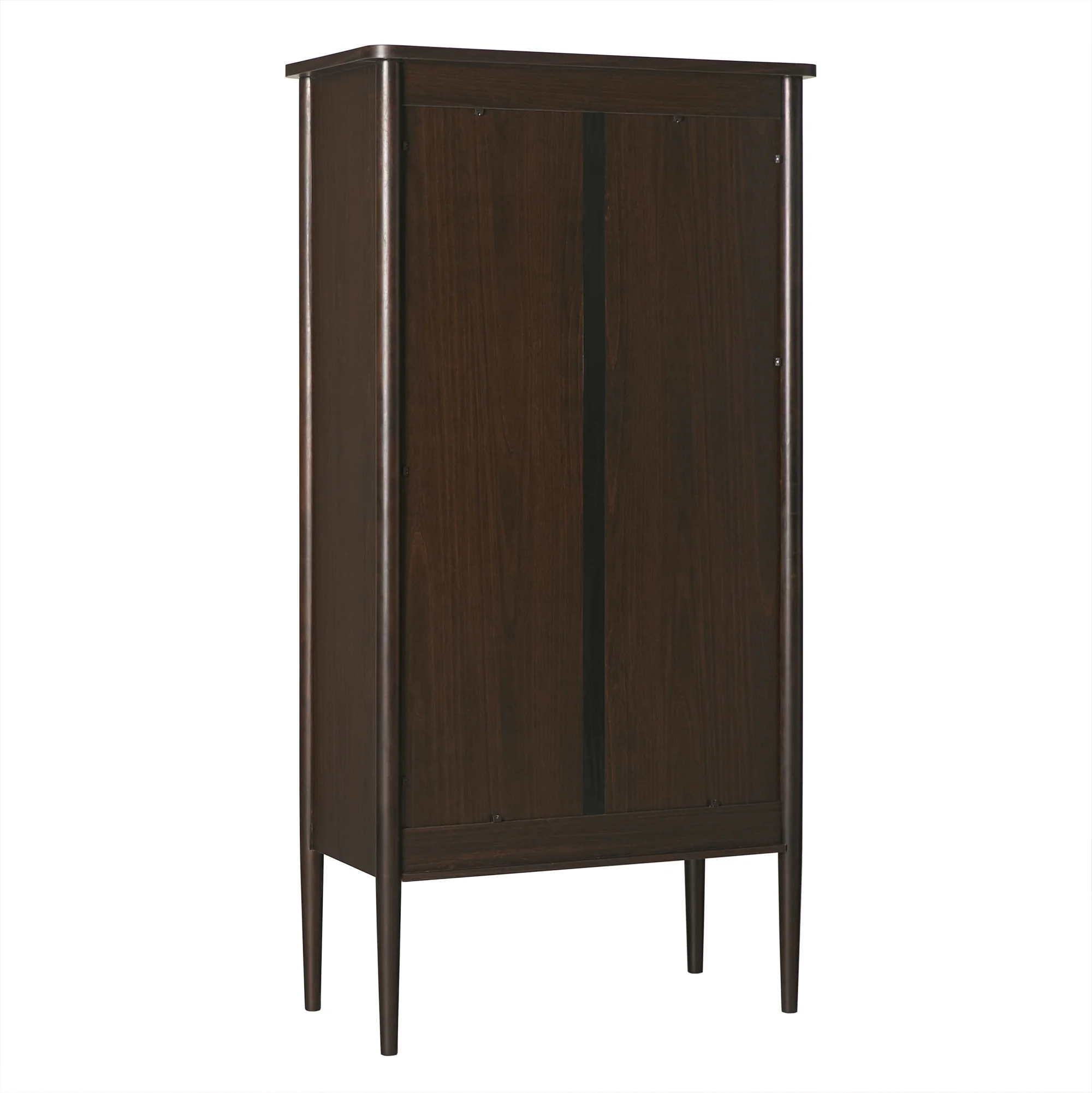 Samantha Modern Fluted Glass Cabinet Bookshelf - Image 26