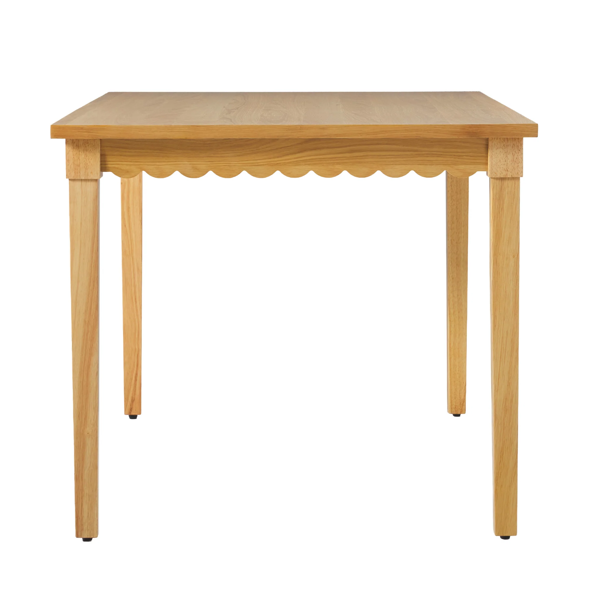 Paisley Modern Scalloped Easy Assembly 70" Rectangular Dining Table - Image 24