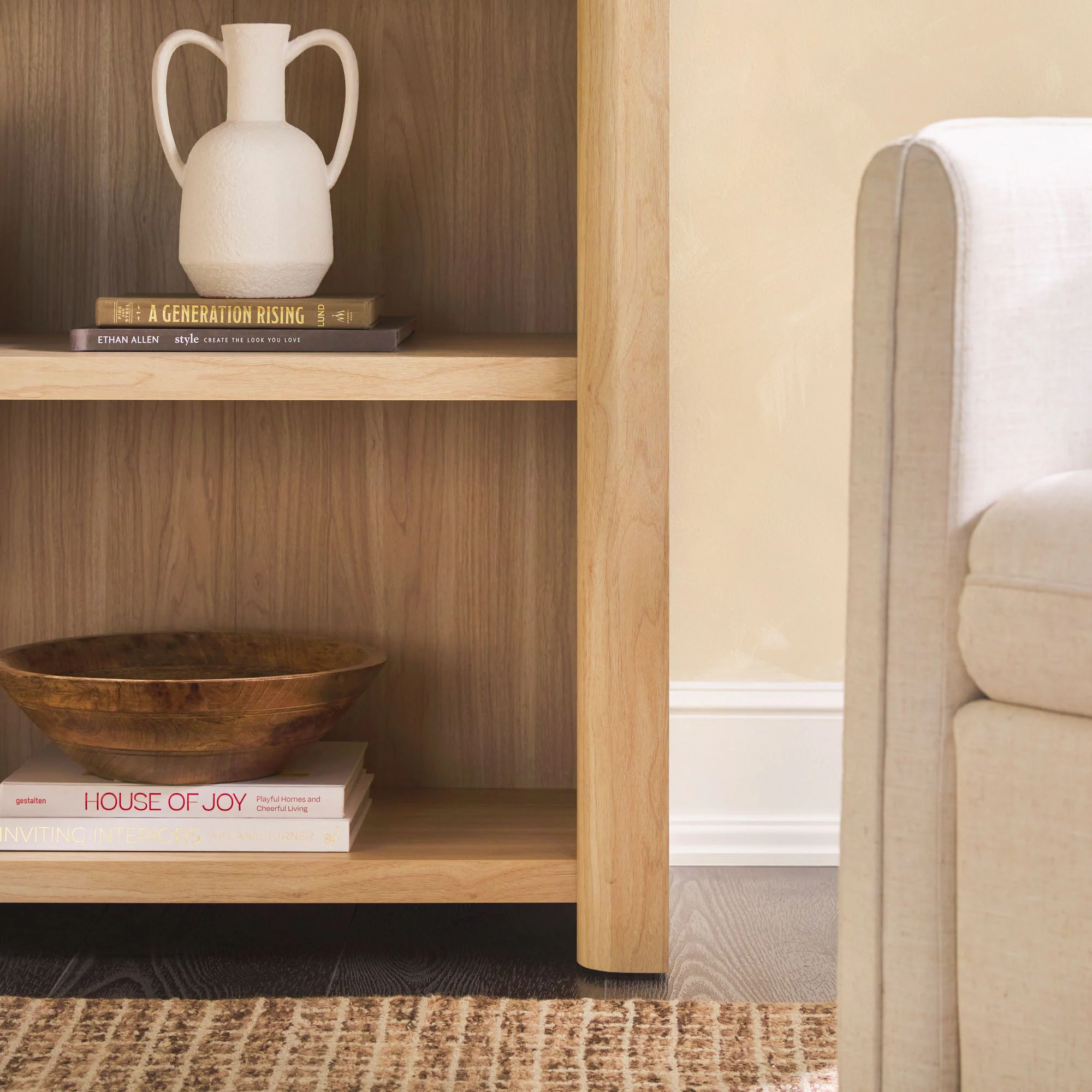 Amira Modern Wood Open Bookshelf - Image 7
