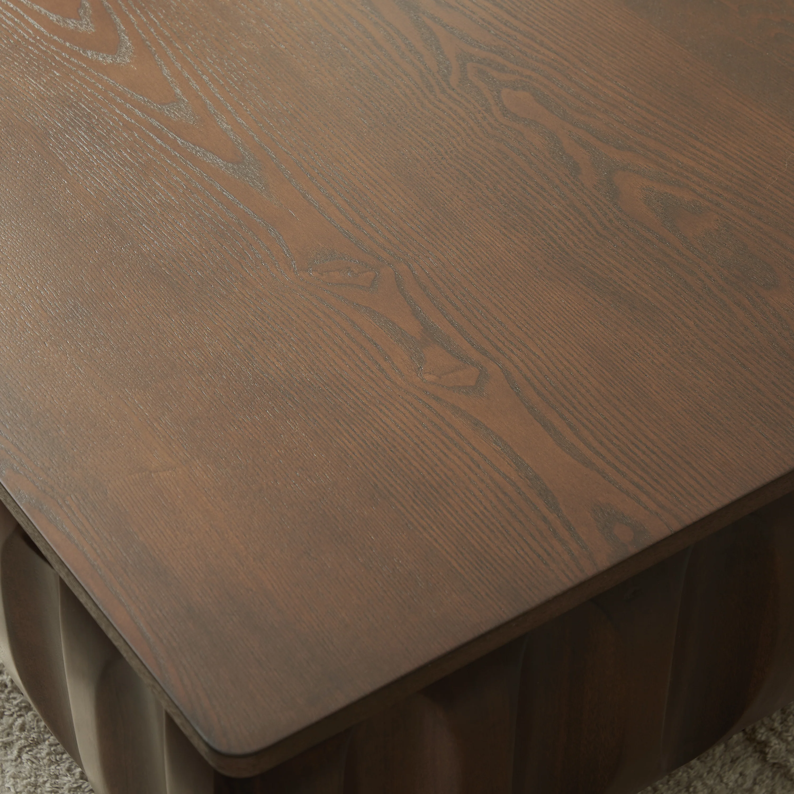 Modern Wood Square Lift-Top Storage Coffee Table - Image 6