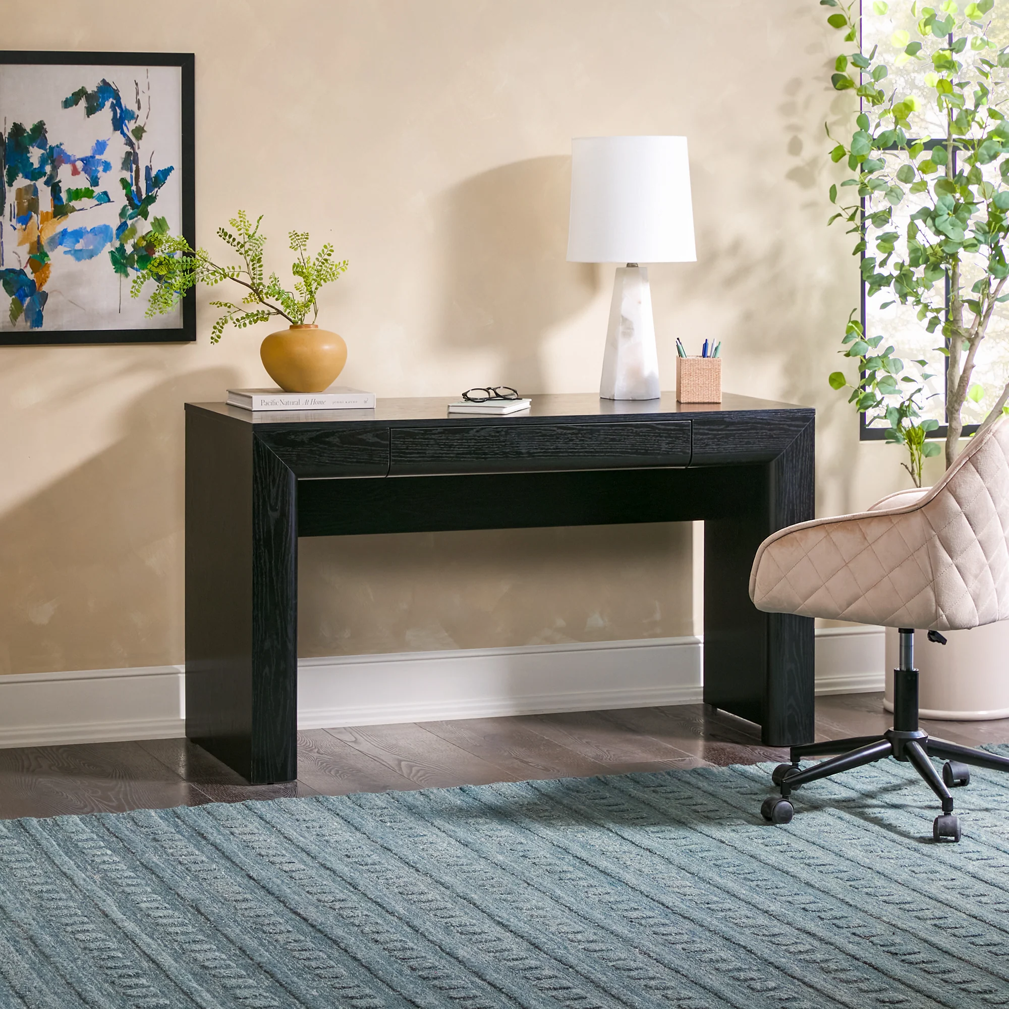 Amira Modern Curve Writing Desk - Image 2
