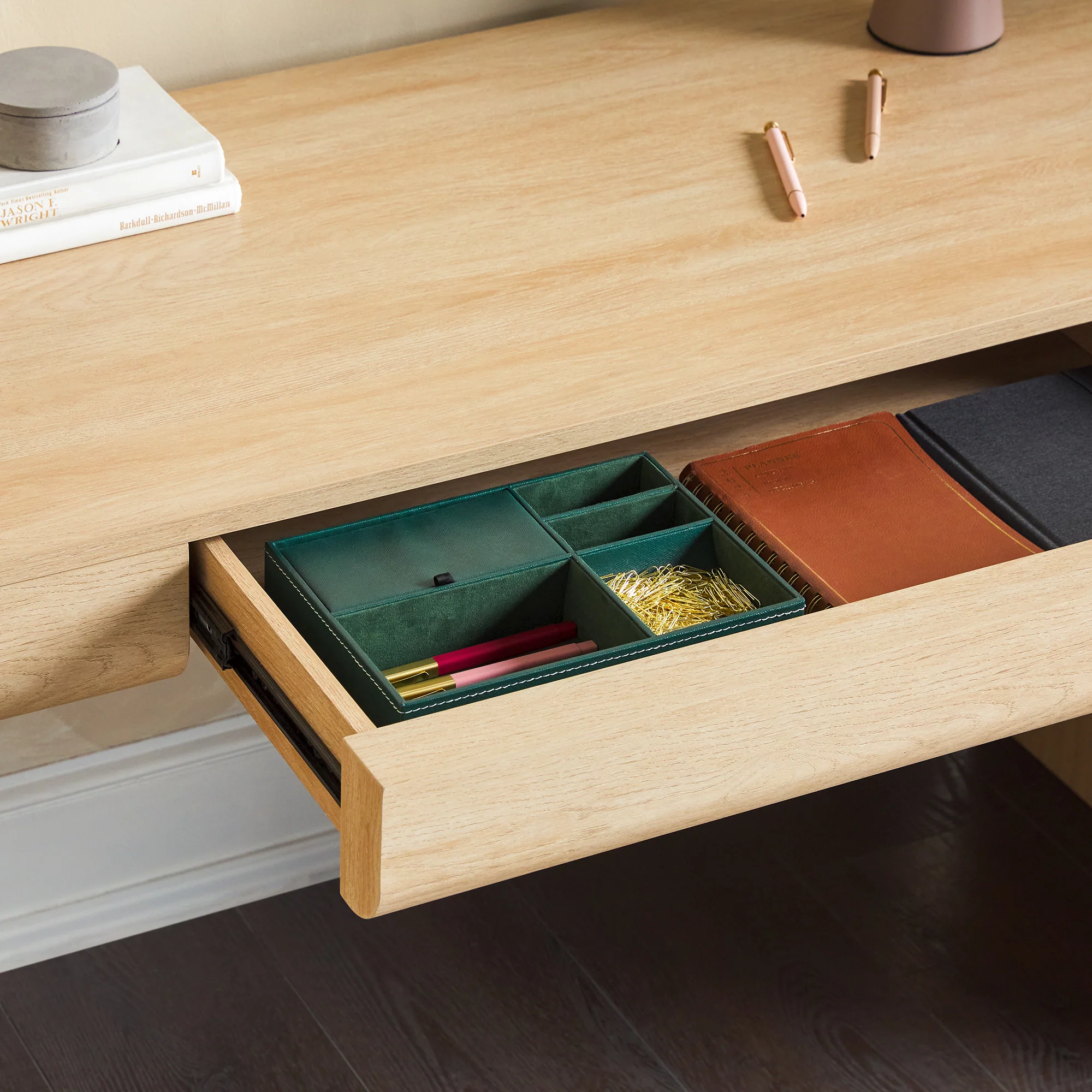 Amira Modern Curve Writing Desk - Image 9