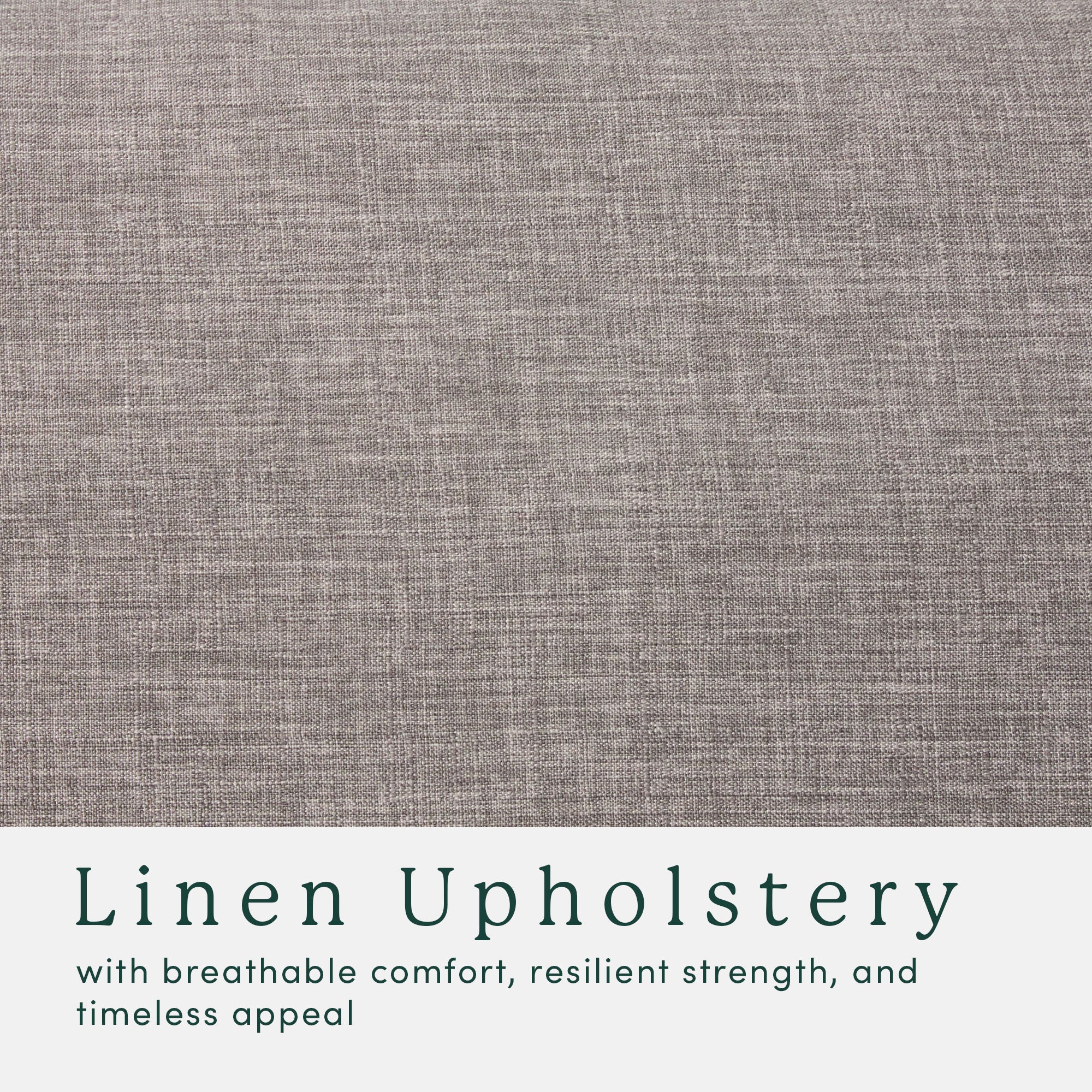 Nash Modern Farmhouse Easy Assembly Linen Large Ottoman - Image 13
