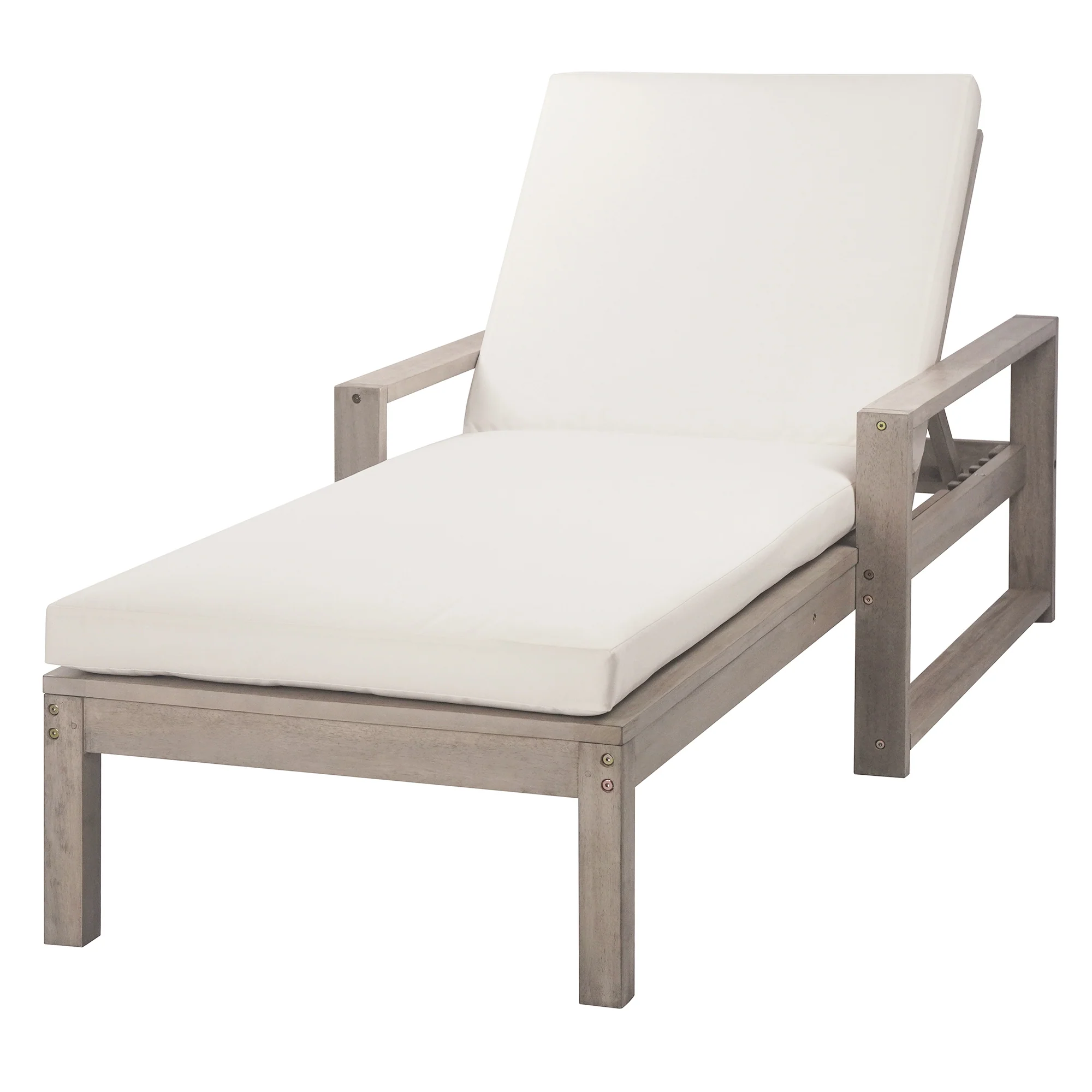 Outdoor Lounge Chair with Cushion & Adjustable Backrest - Image 12