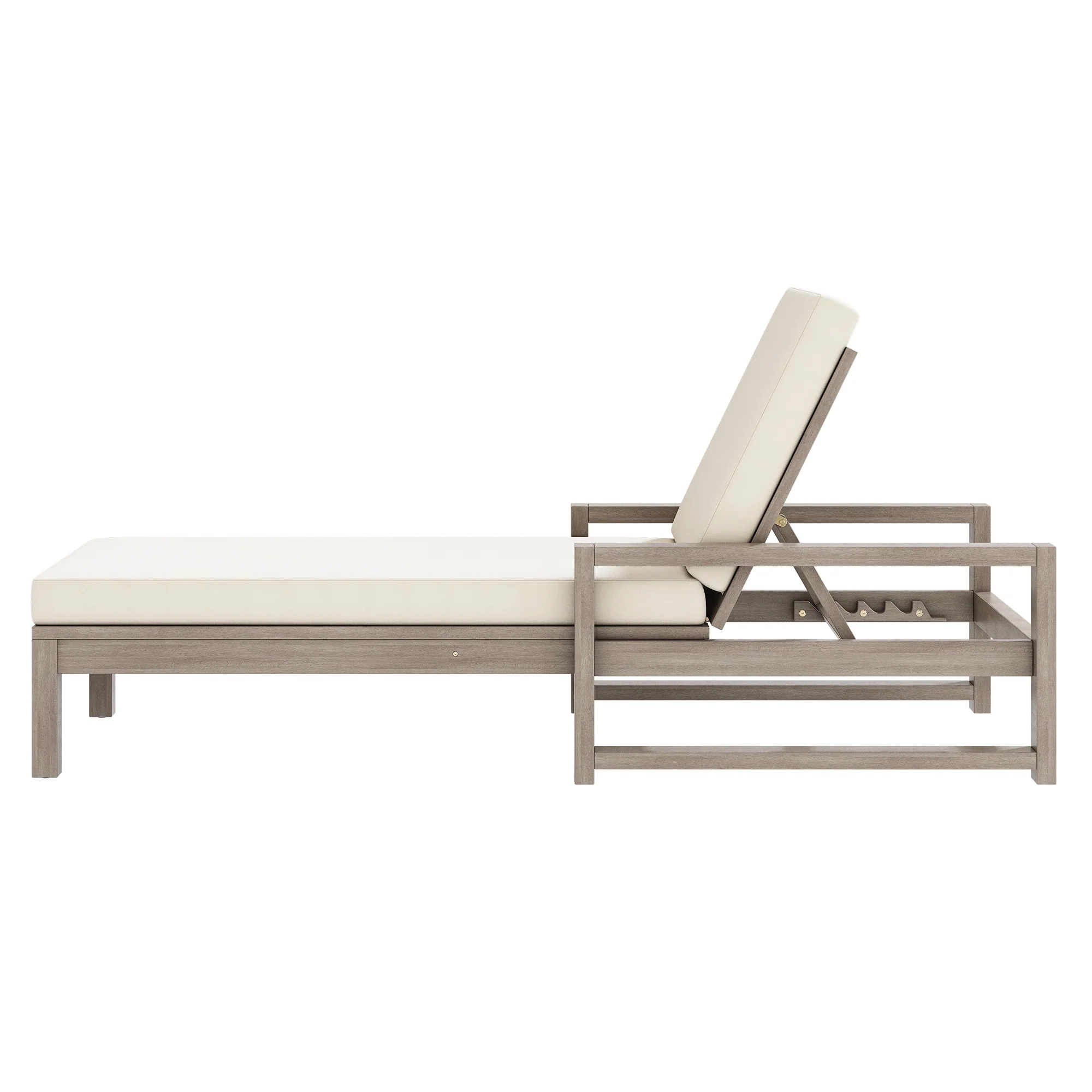 Outdoor Lounge Chair with Cushion & Adjustable Backrest - Image 13