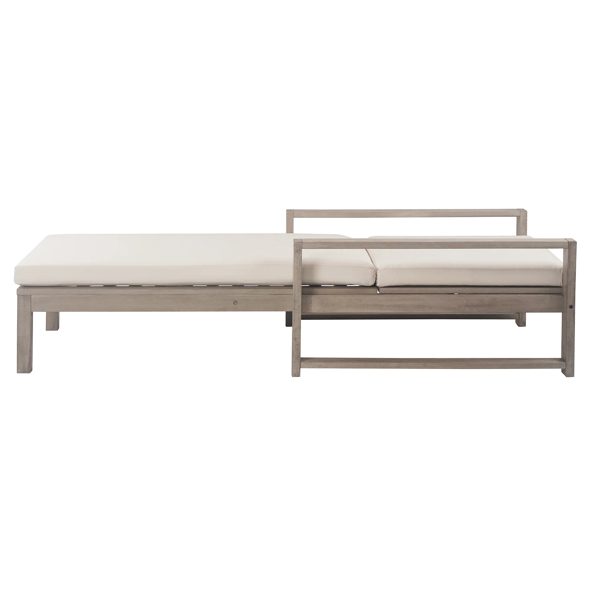 Outdoor Lounge Chair with Cushion & Adjustable Backrest - Image 18