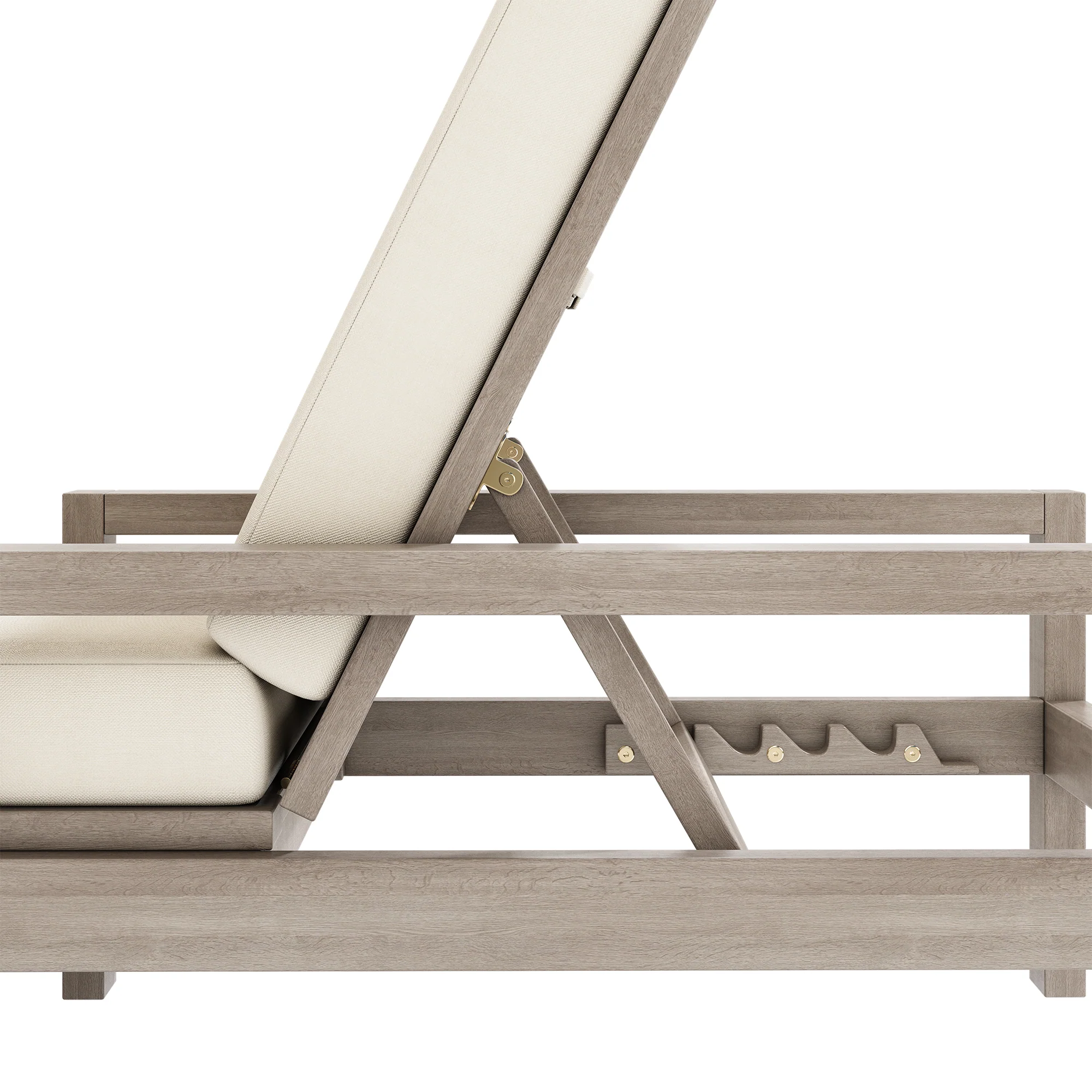 Outdoor Lounge Chair with Cushion & Adjustable Backrest - Image 21
