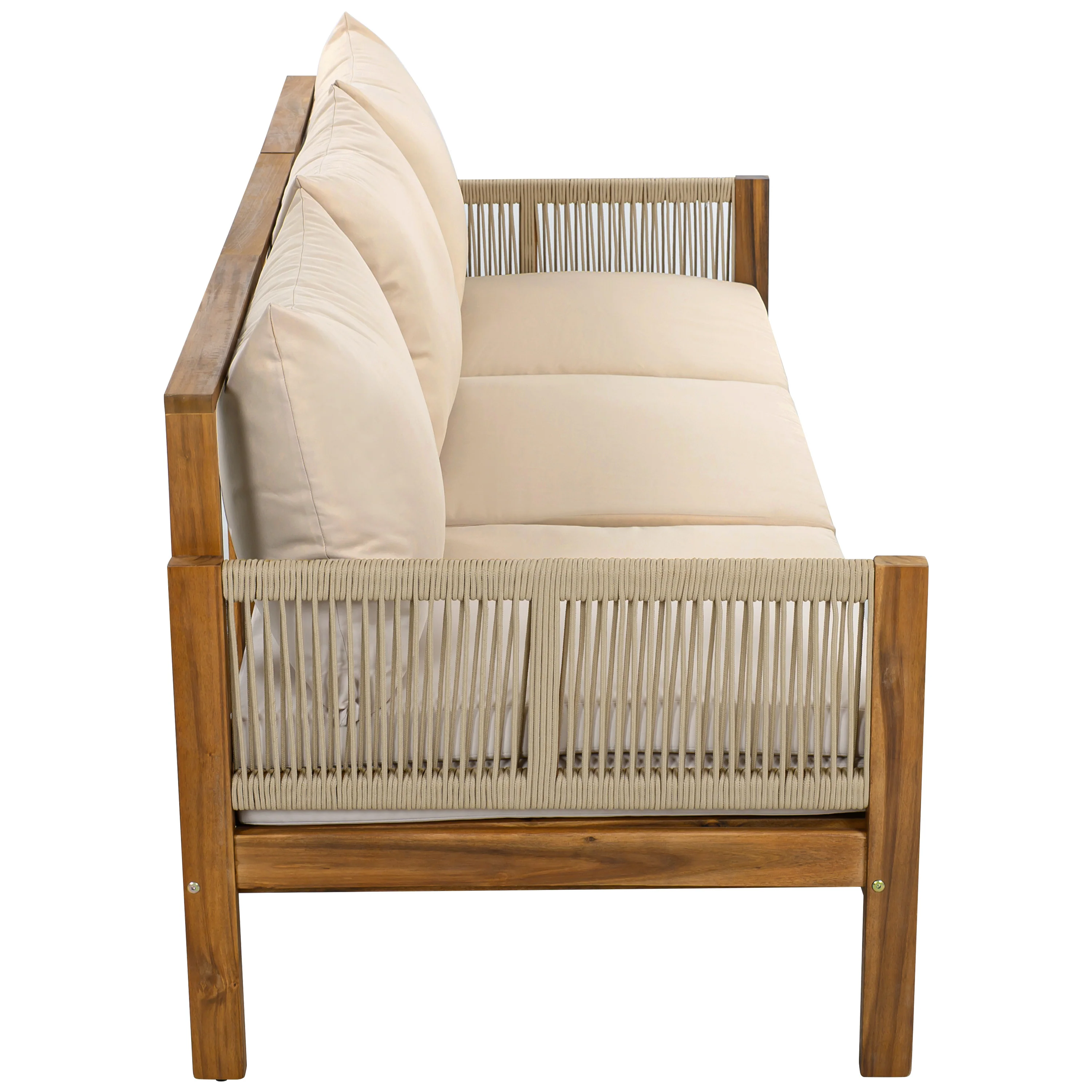 Outdoor Patio 3 Seat Sunbed Daybed Couch - Image 13