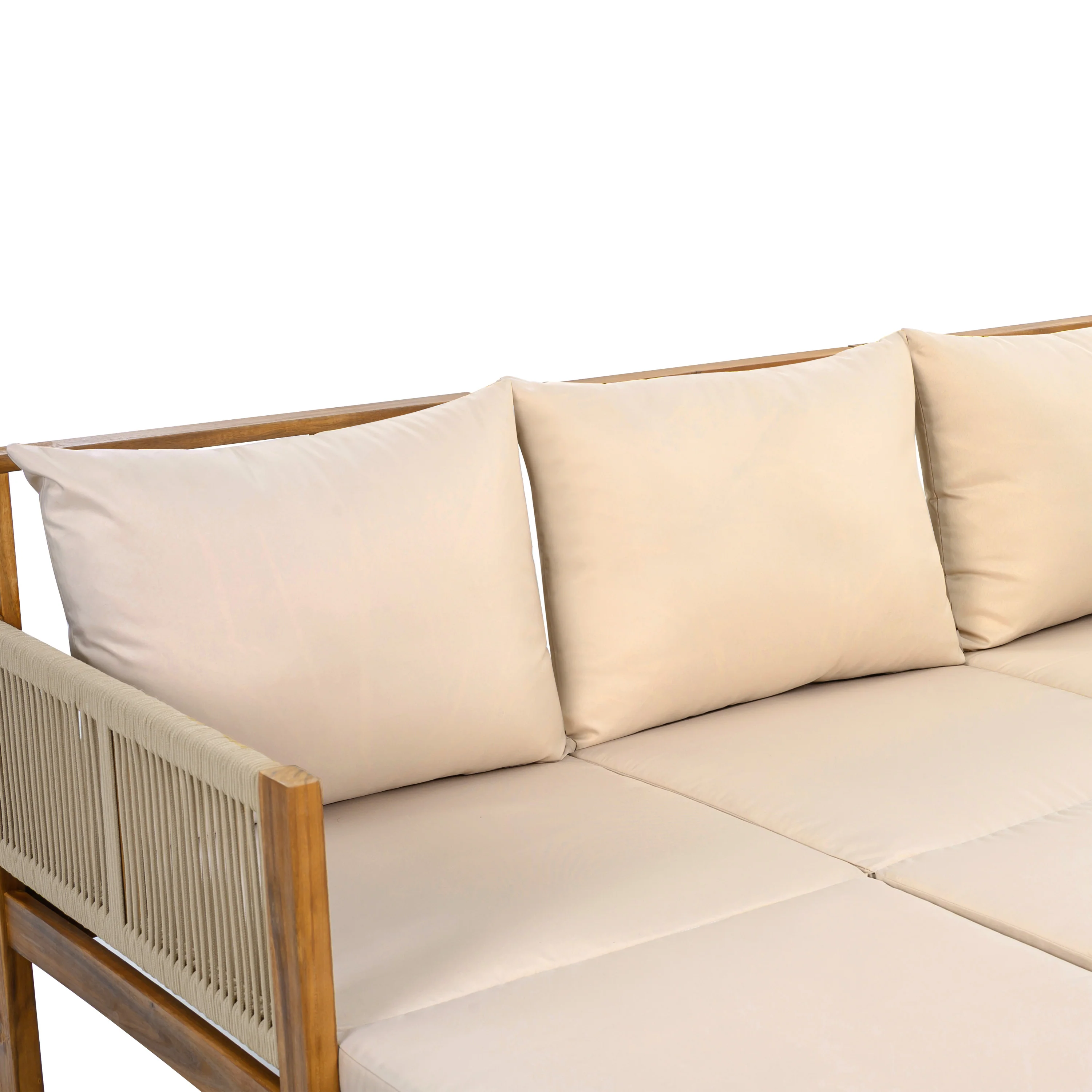 Outdoor Patio 3 Seat Sunbed Daybed Couch - Image 18