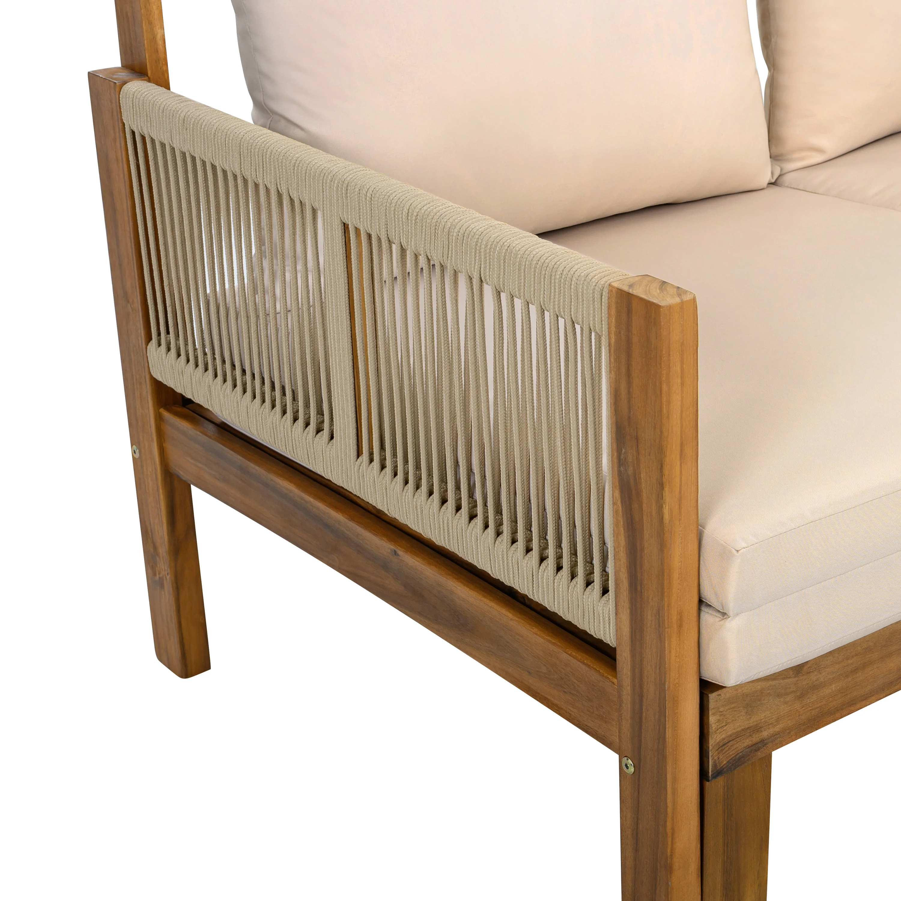 Outdoor Patio 3 Seat Sunbed Daybed Couch - Image 20