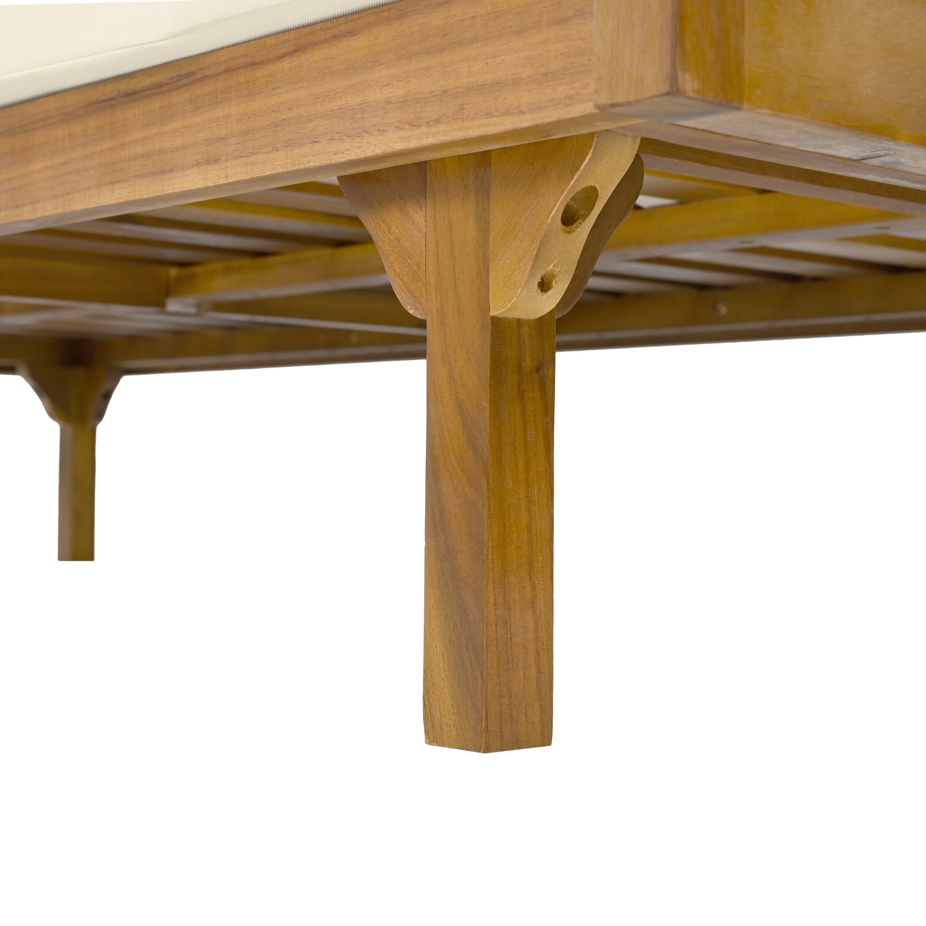 Walker Edison | Outdoor Teak Wood Daybed Sofa - Image 10