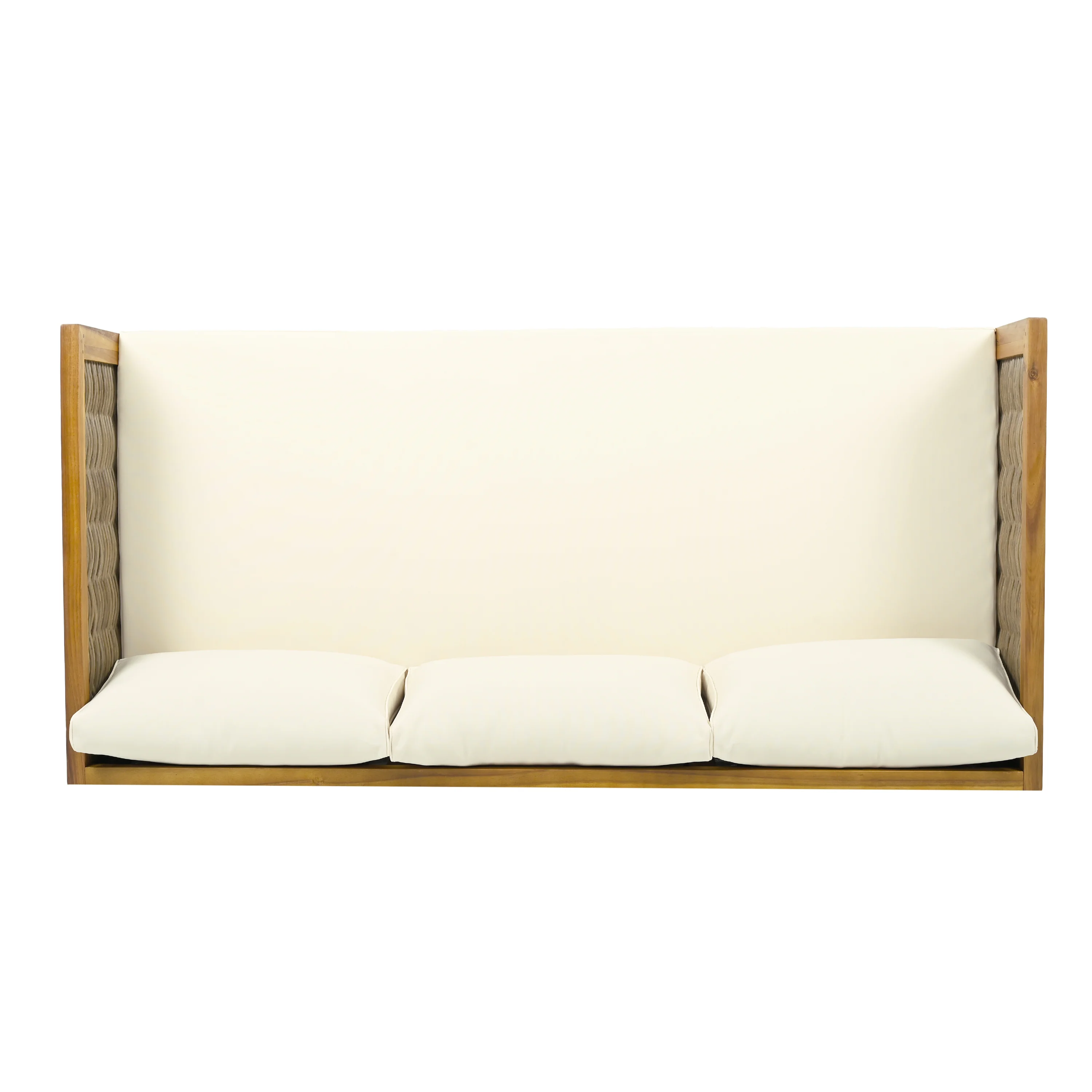 Walker Edison | Outdoor Teak Wood Daybed Sofa - Image 9