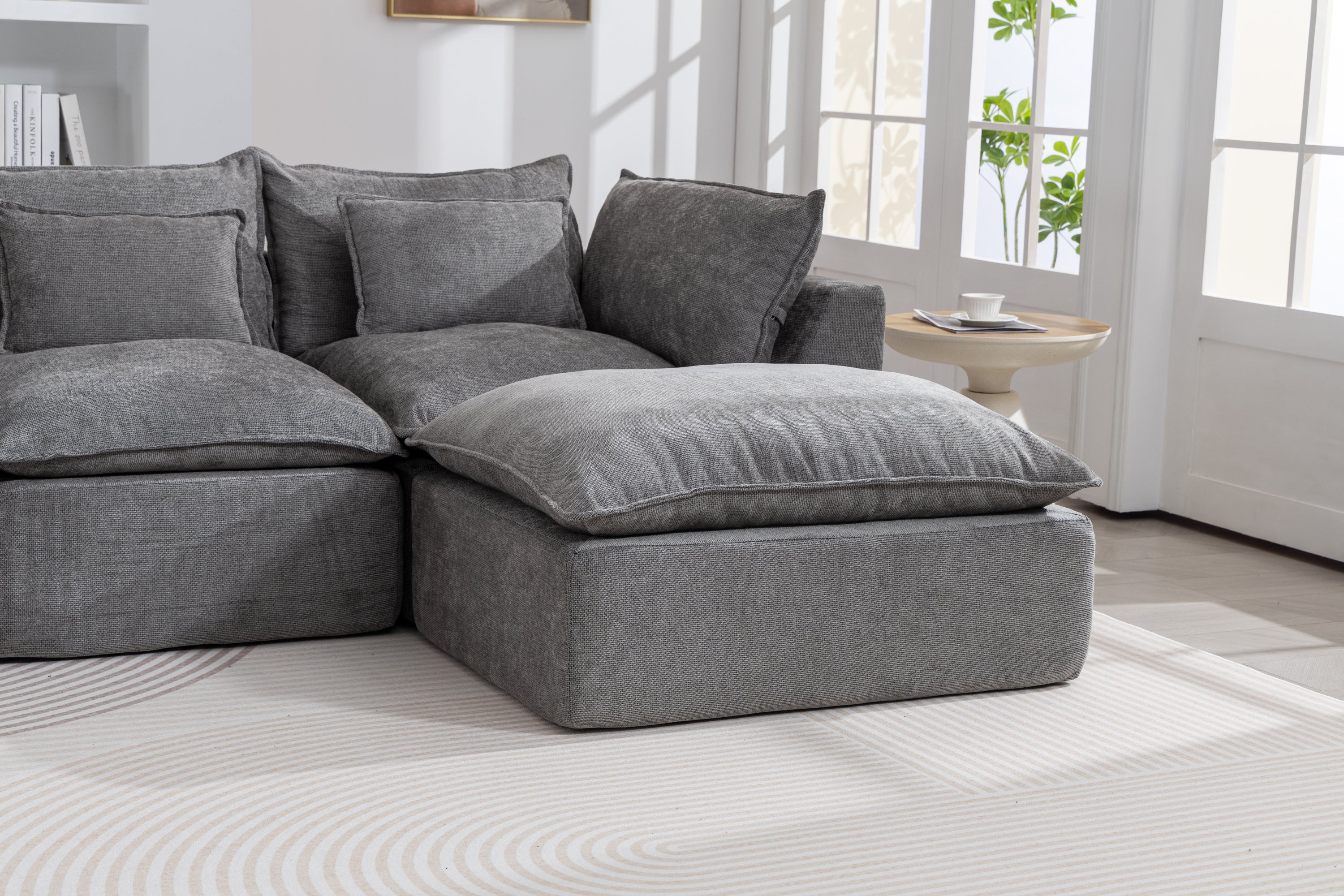Oversized Cloud Modular 129.8"in Sectional Sofa - Image 31