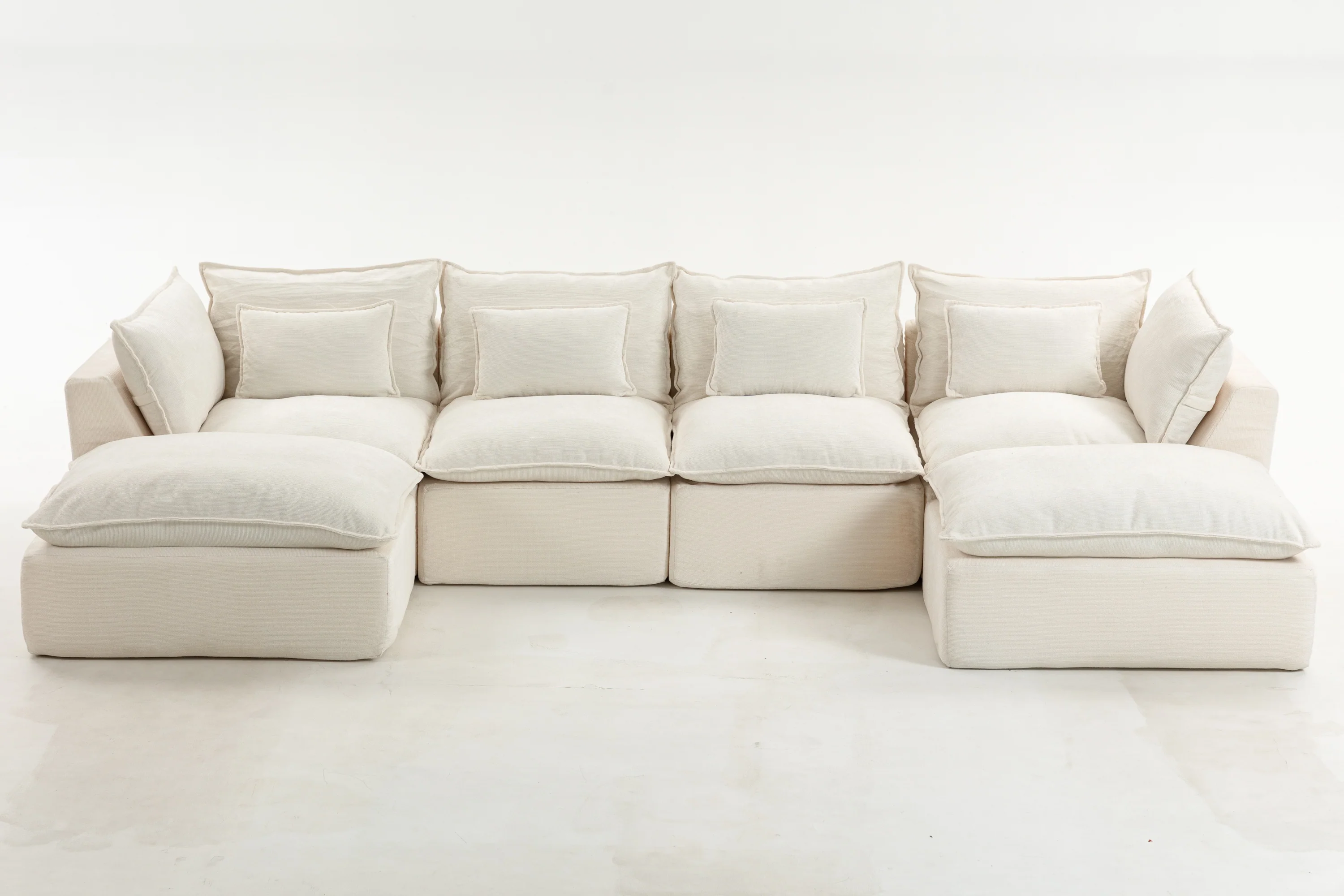 Oversized Cloud Modular 129.8"in Sectional Sofa - Image 5