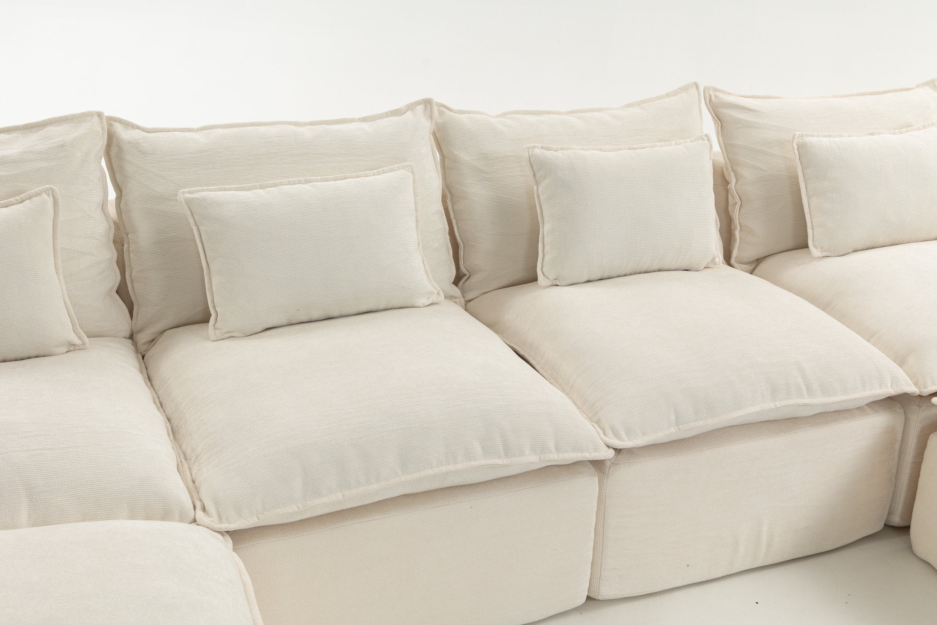 Oversized Cloud Modular 129.8"in Sectional Sofa - Image 9