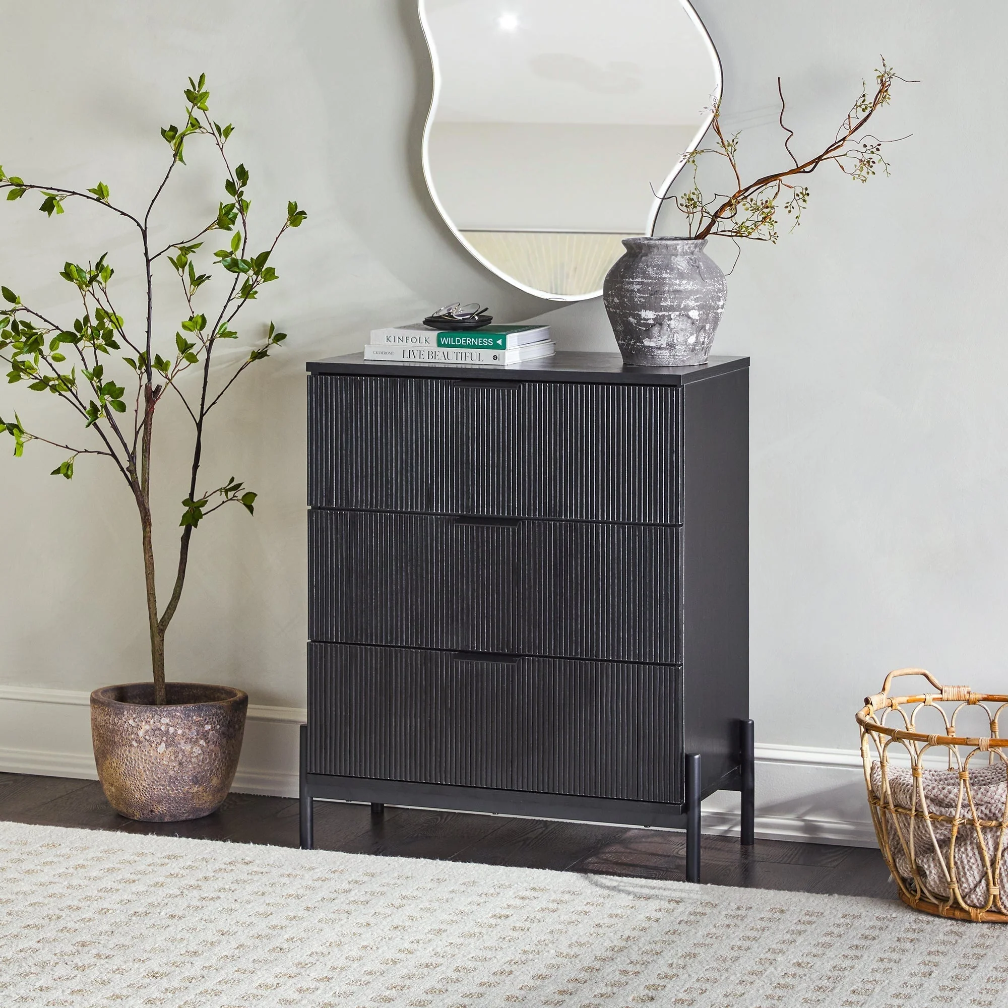 Paris Modern Scandinavian Reeded Chest - Image 13