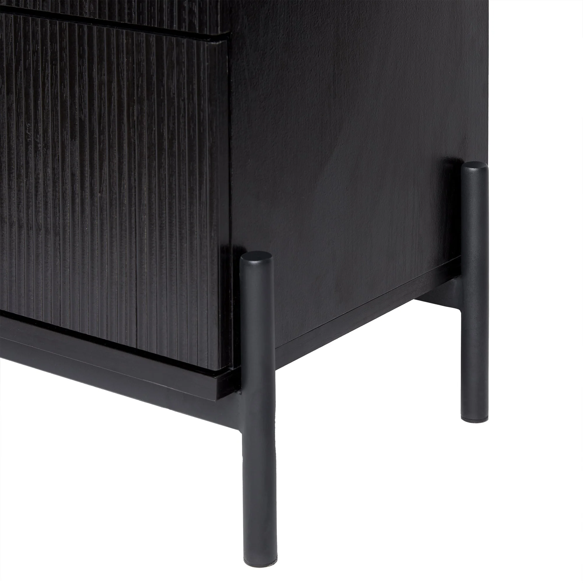 Paris Modern Scandinavian Reeded Dresser - Image 15