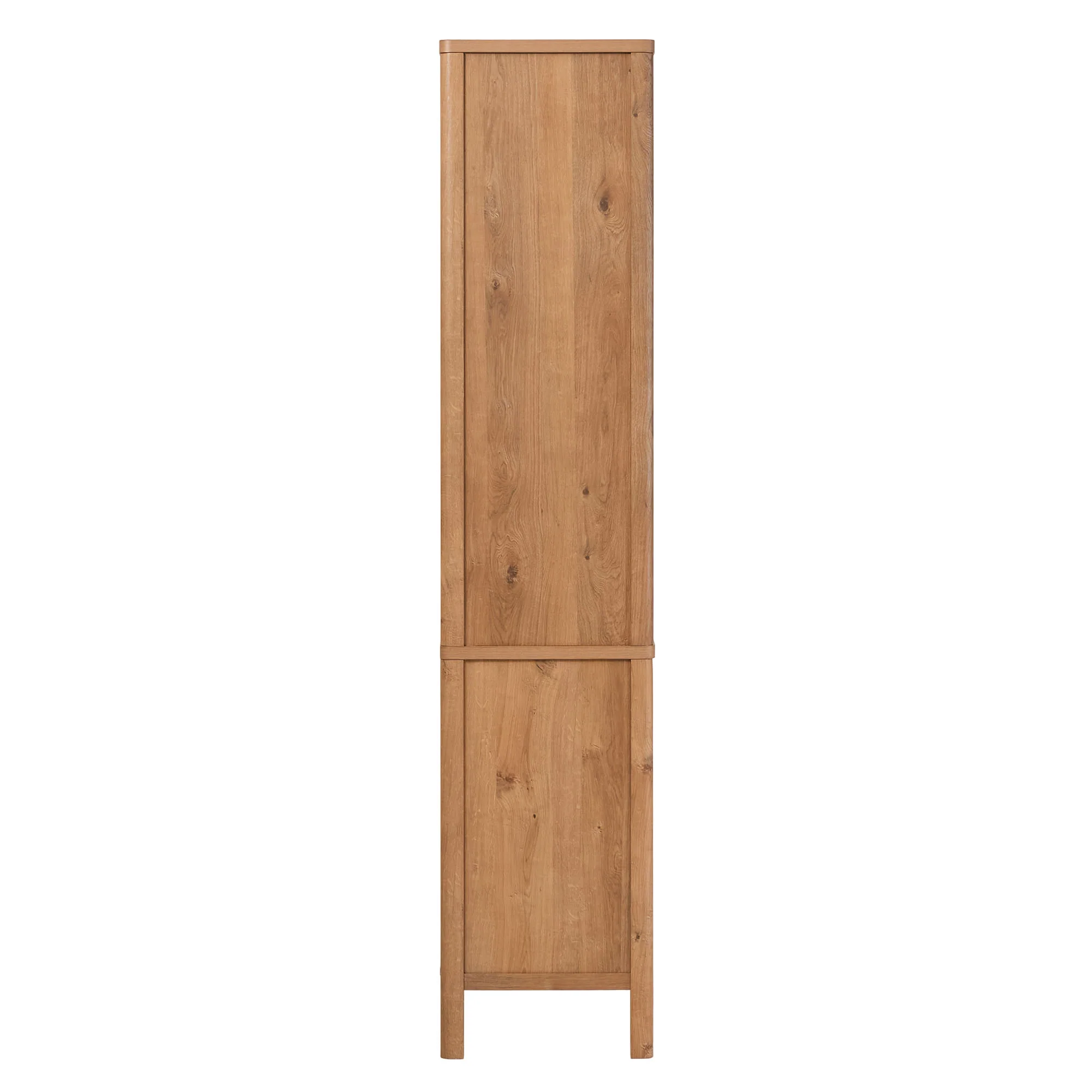 Penelope Modern Fluted Glass Cabinet Bookshelf - Image 28