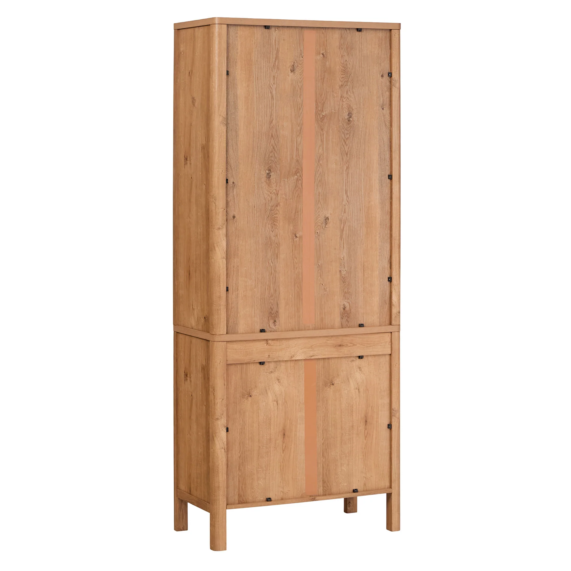 Penelope Modern Fluted Glass Cabinet Bookshelf - Image 29