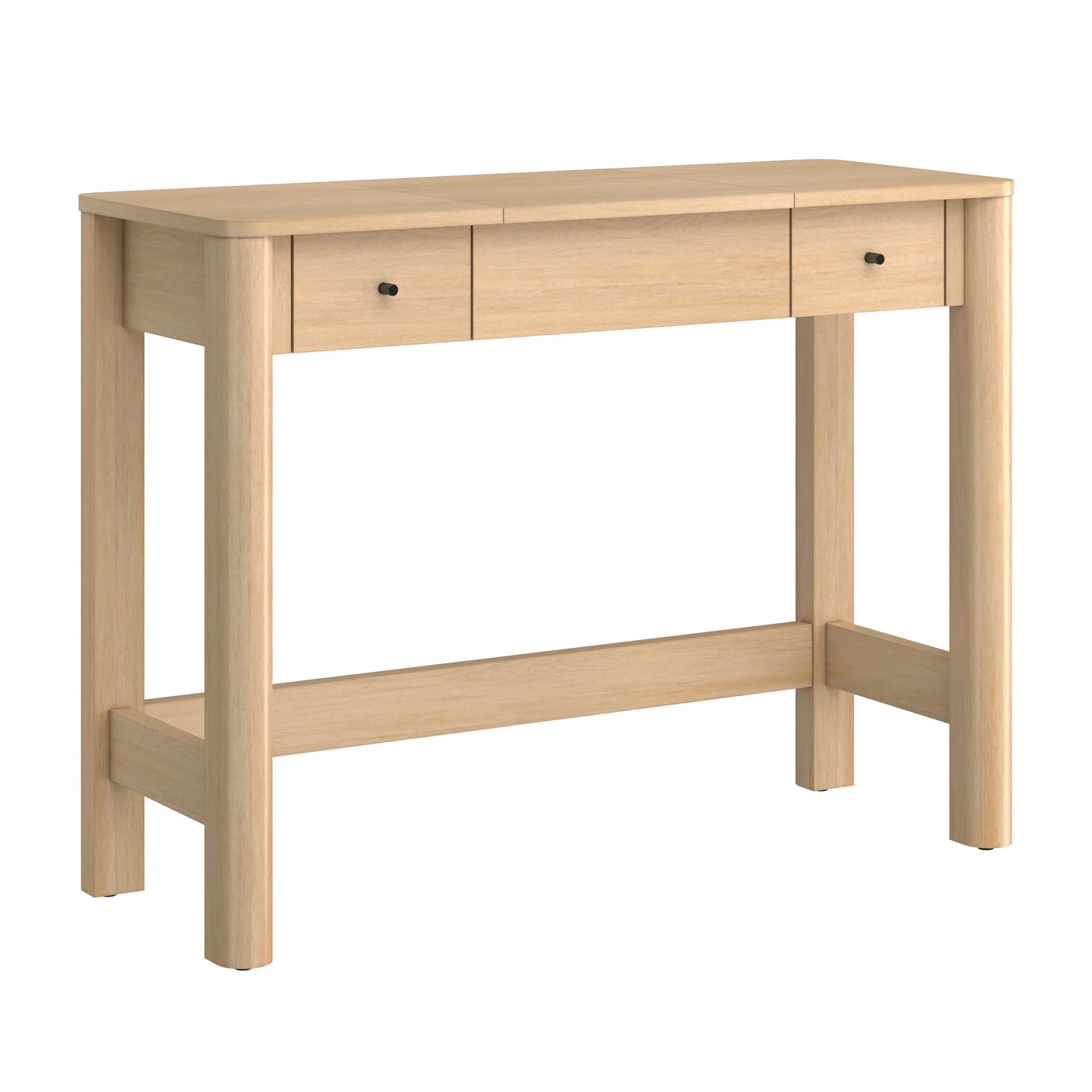 Penelope Modern Wood Makeup Vanity with LED Mirror & Storage - Image 20