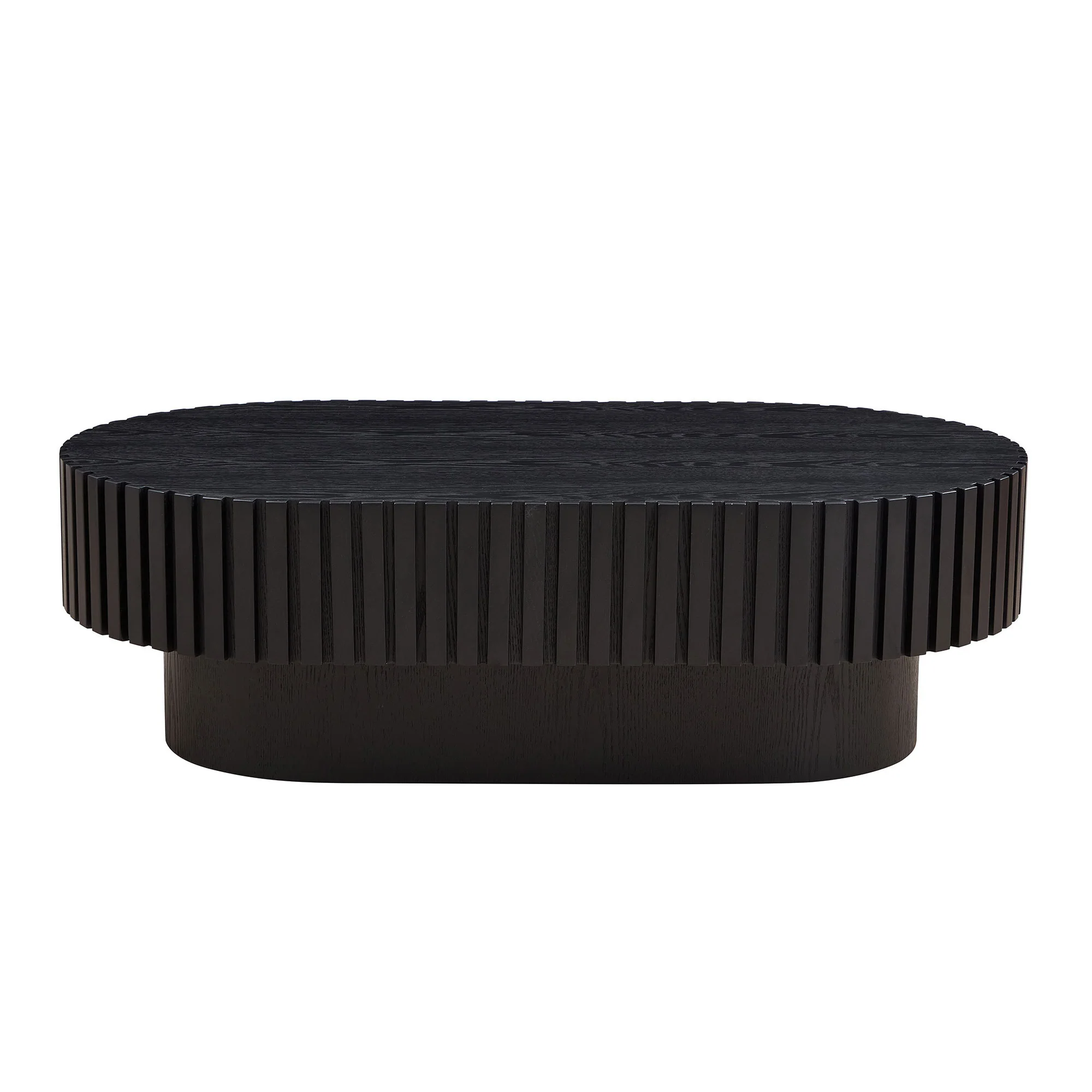 Walker Edison | Reeded Modern Handcraft Coffee Table - Image 2
