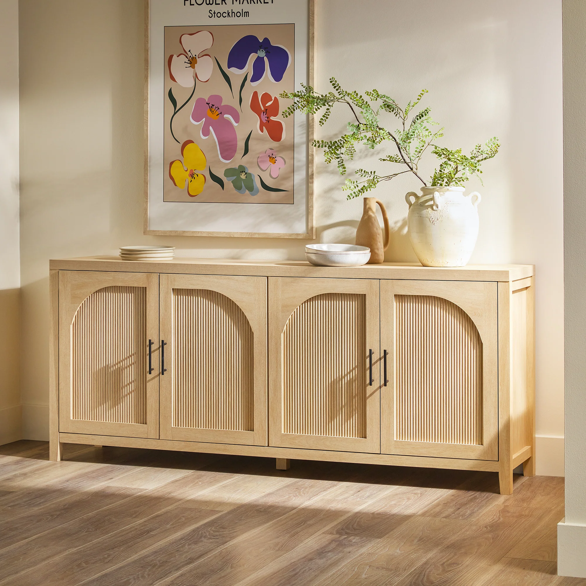 Sasha Modern Reeded Sideboard / TV Stand - Image 10