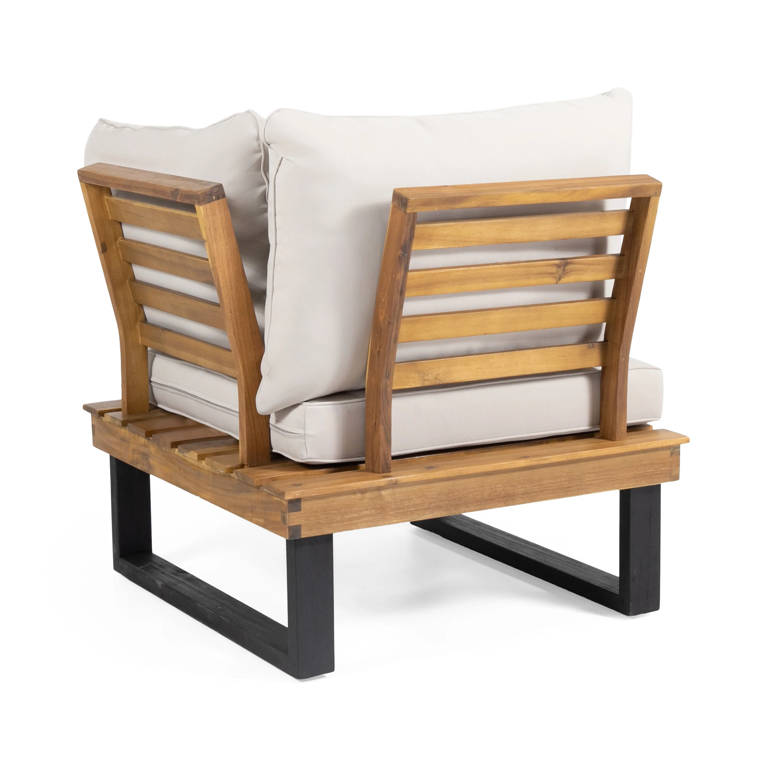 Sebastian Hand-Crafted Outdoor Patio 4-Piece Sofa Set with Water-Resistant Cushions - Image 13