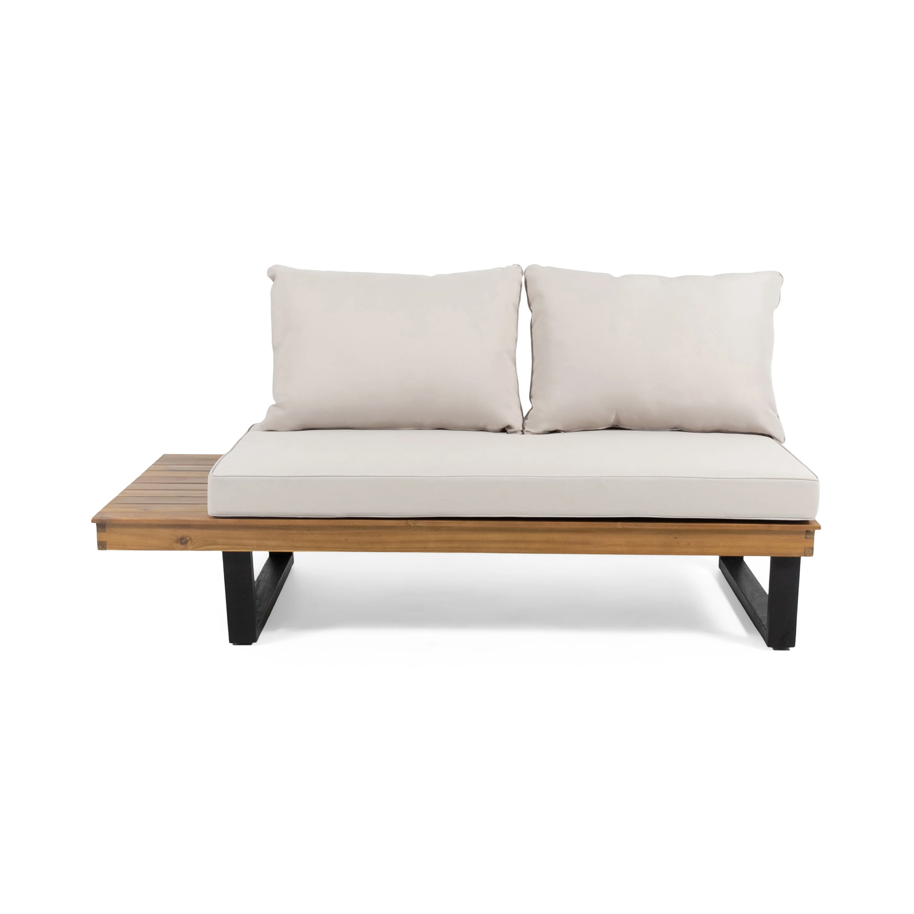 Sebastian Hand-Crafted Outdoor Patio 4-Piece Sofa Set with Water-Resistant Cushions - Image 5