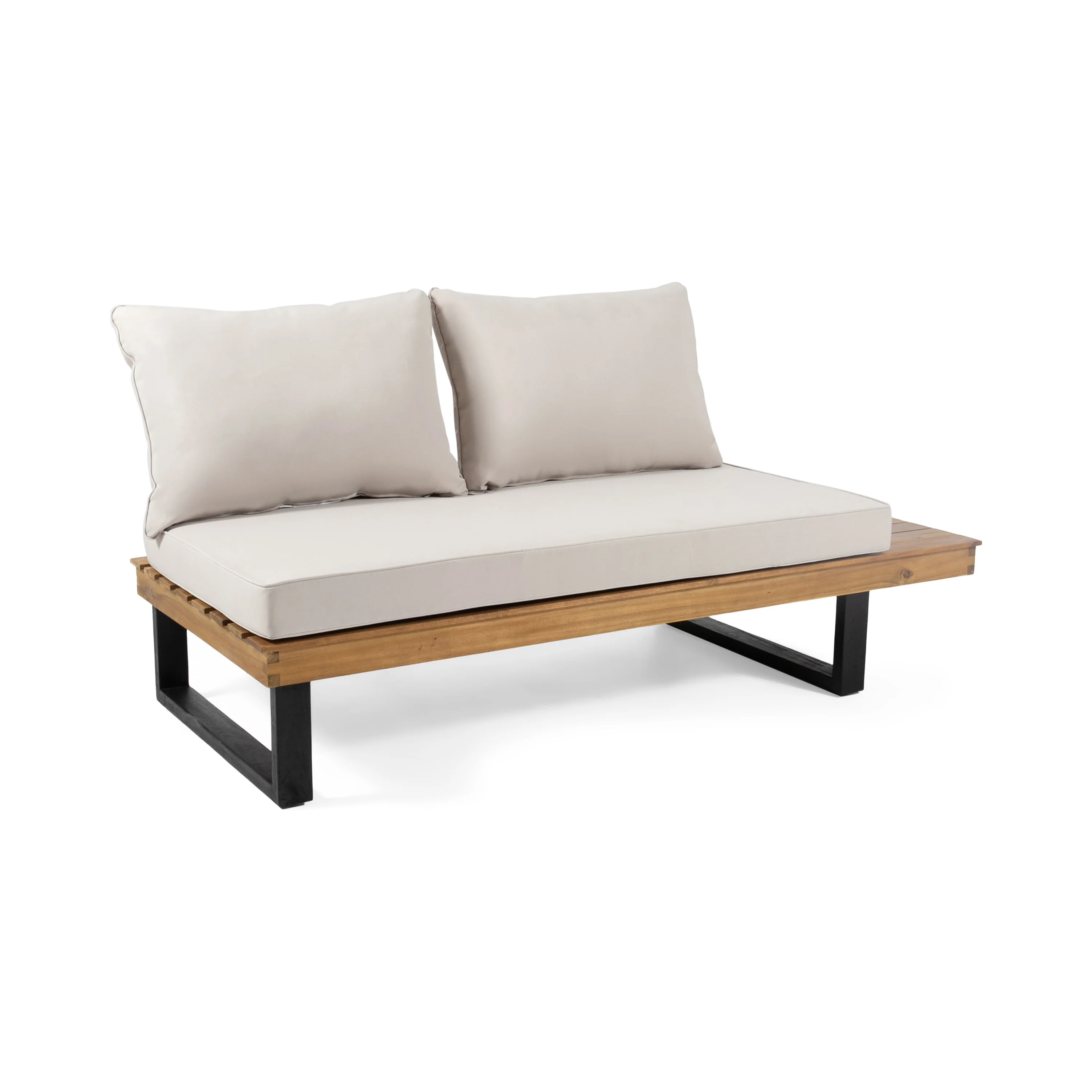 Sebastian Hand-Crafted Outdoor Patio 4-Piece Sofa Set with Water-Resistant Cushions - Image 6