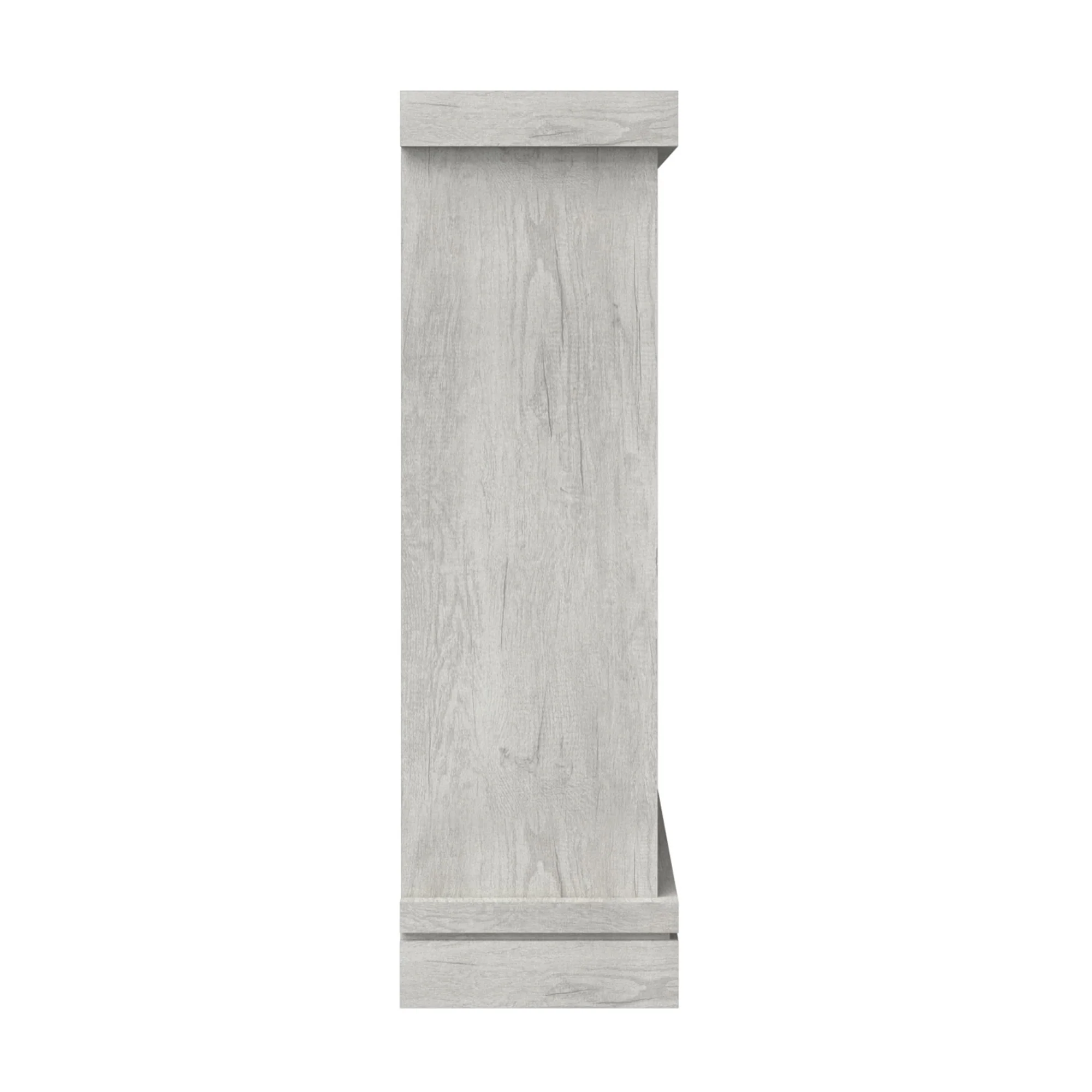Farmhouse Shiplap Wall Mantel with Electric Fireplace - Image 8