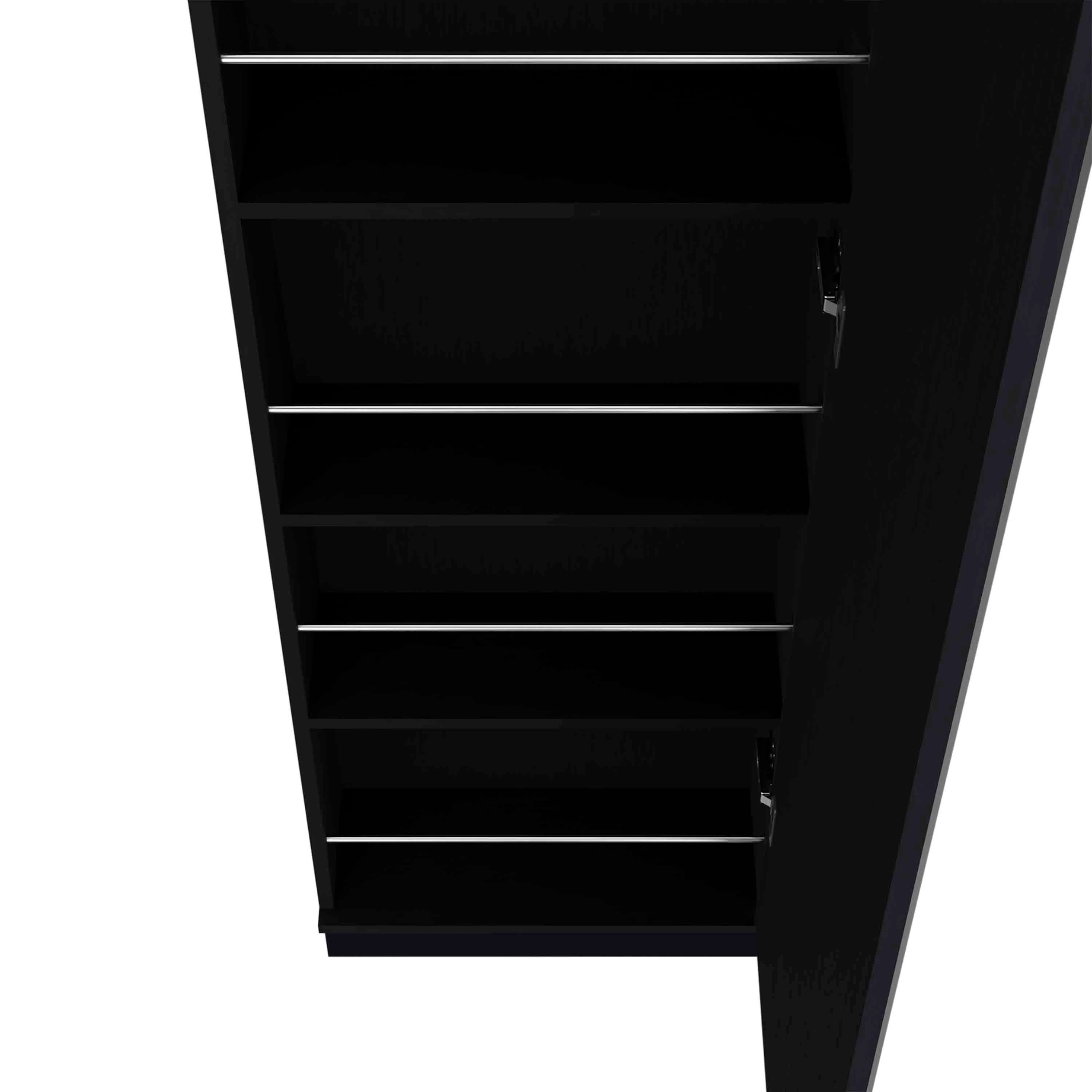 Single Door Mirror Shoe Rack Cabinet - Image 7
