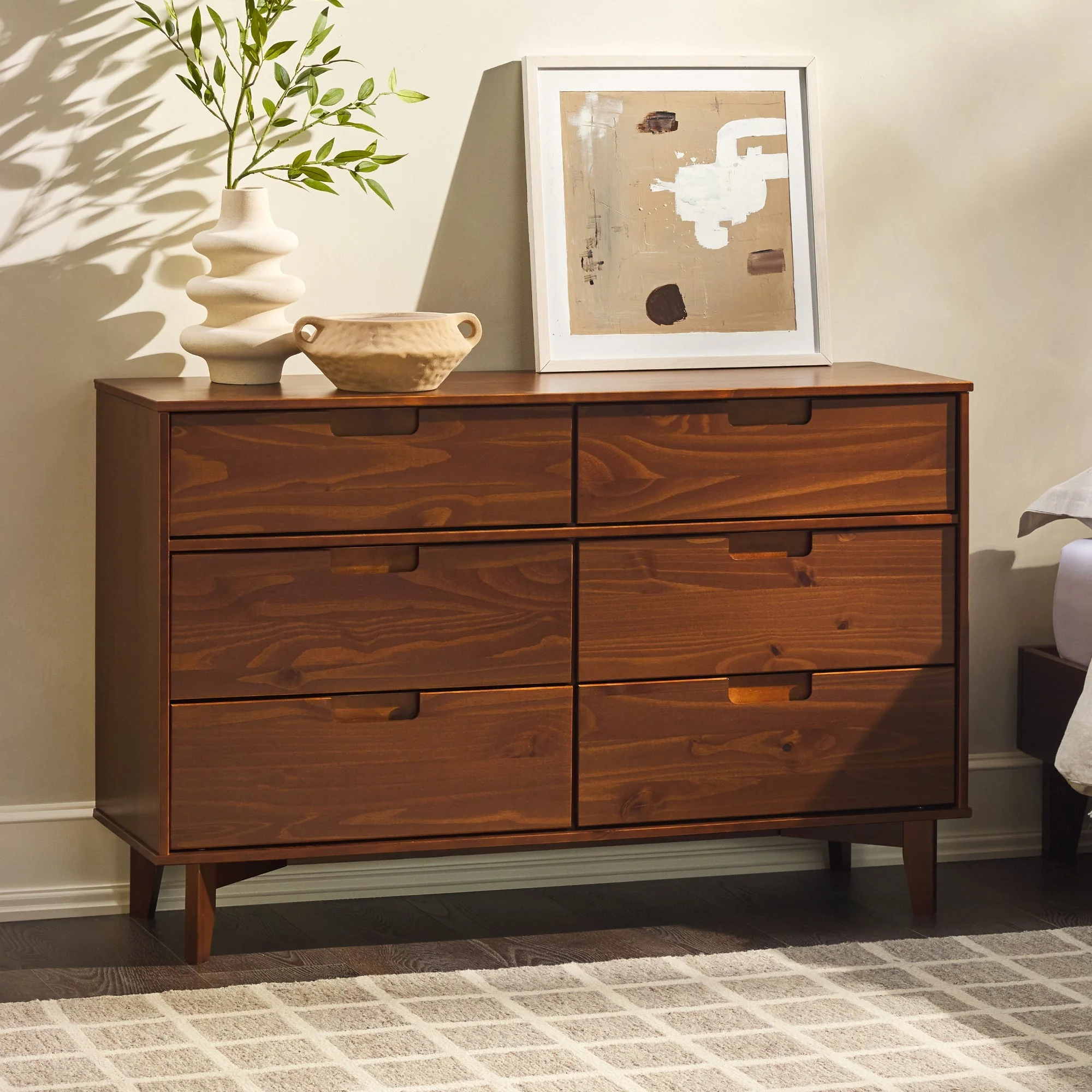 Sloane Mid Century Modern Solid Wood Dresser - Image 11